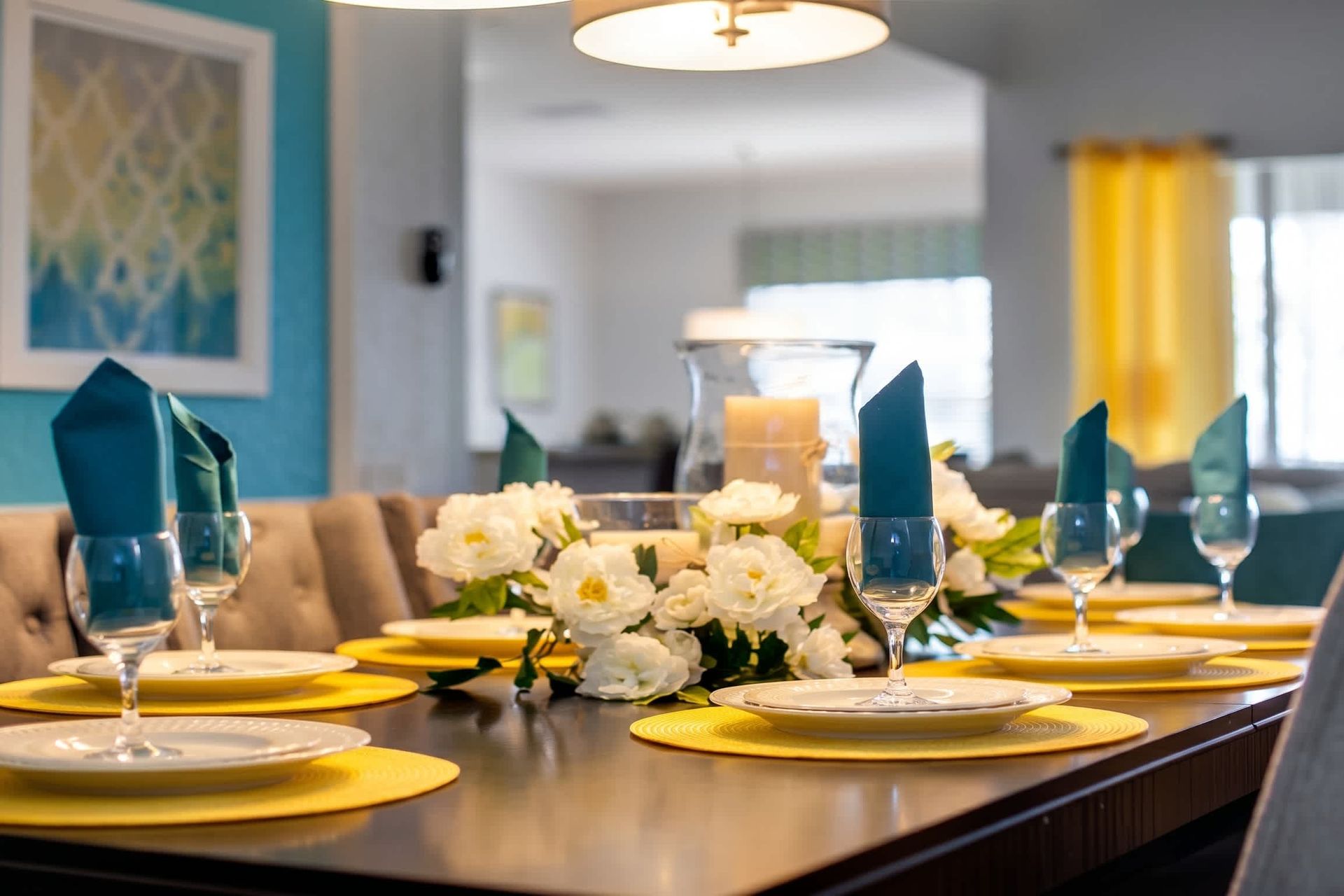 Experience the joy of shared meals in our inviting dining room, providing you with a cozy and welcoming space to gather with loved ones during your stay.