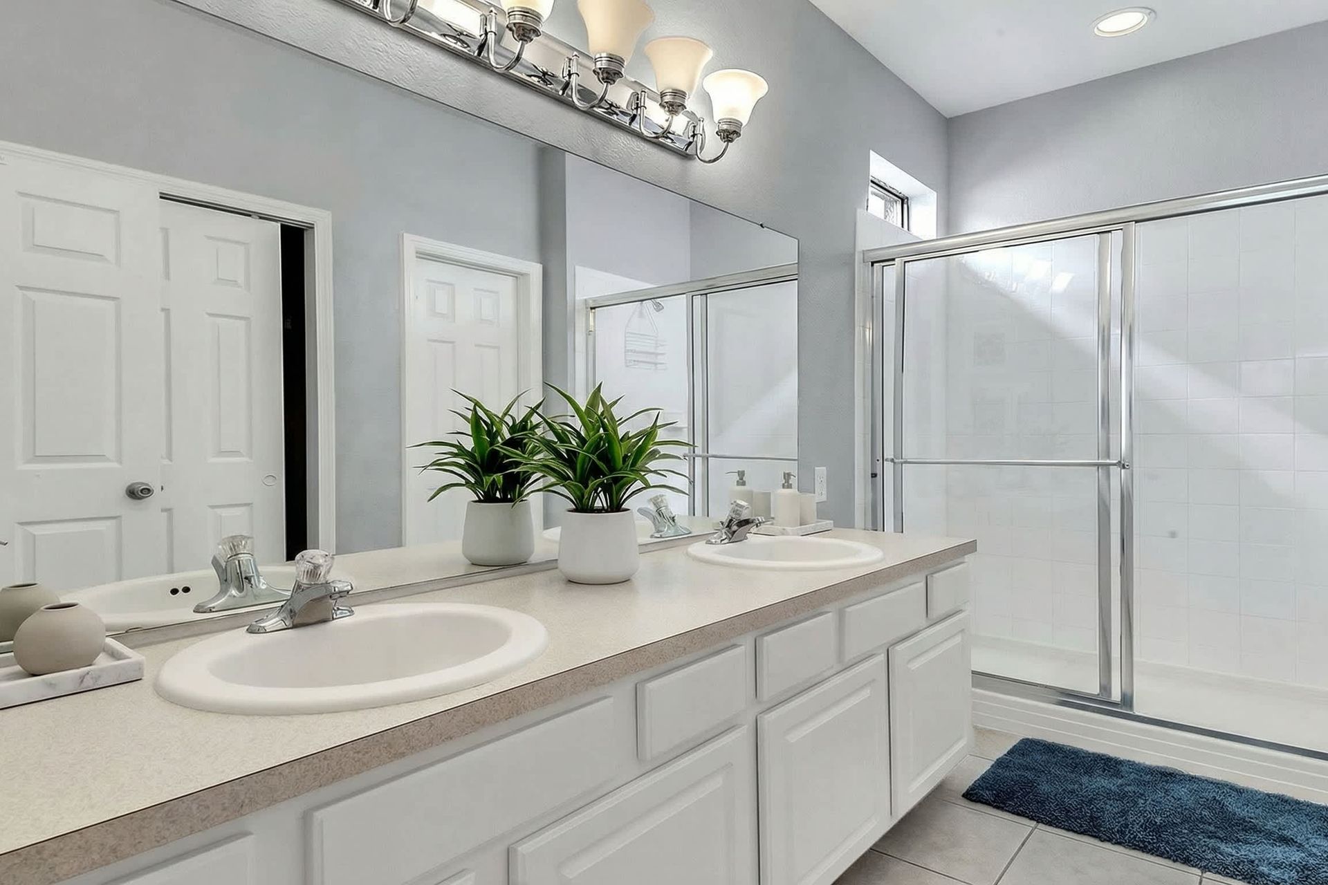 Relax and unwind in our stylish bathroom, providing you with a tranquil retreat during your time here.