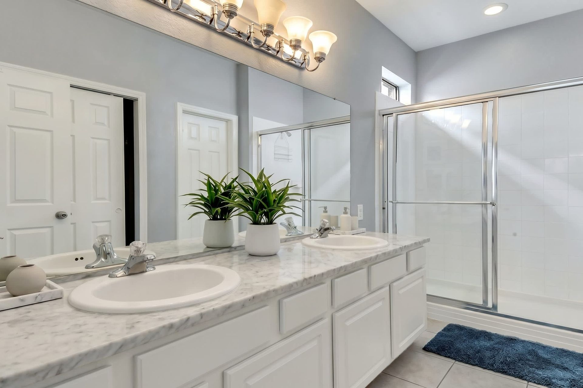 Relax and unwind in our stylish bathroom, providing you with a tranquil retreat during your time here.