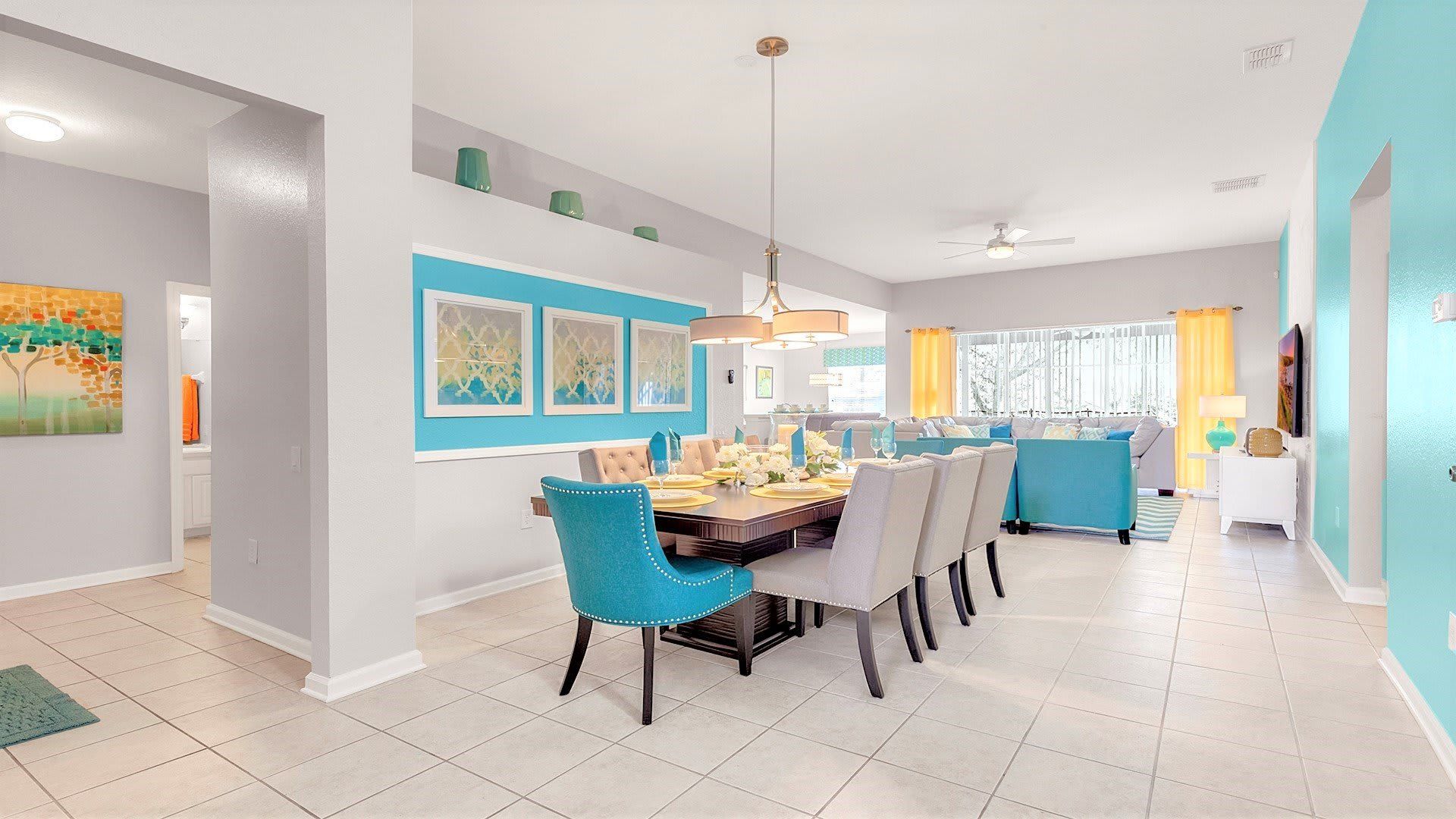 Indulge in culinary delights in our beautifully appointed dining room, offering you a luxurious setting to savor delicious meals and create unforgettable memories.