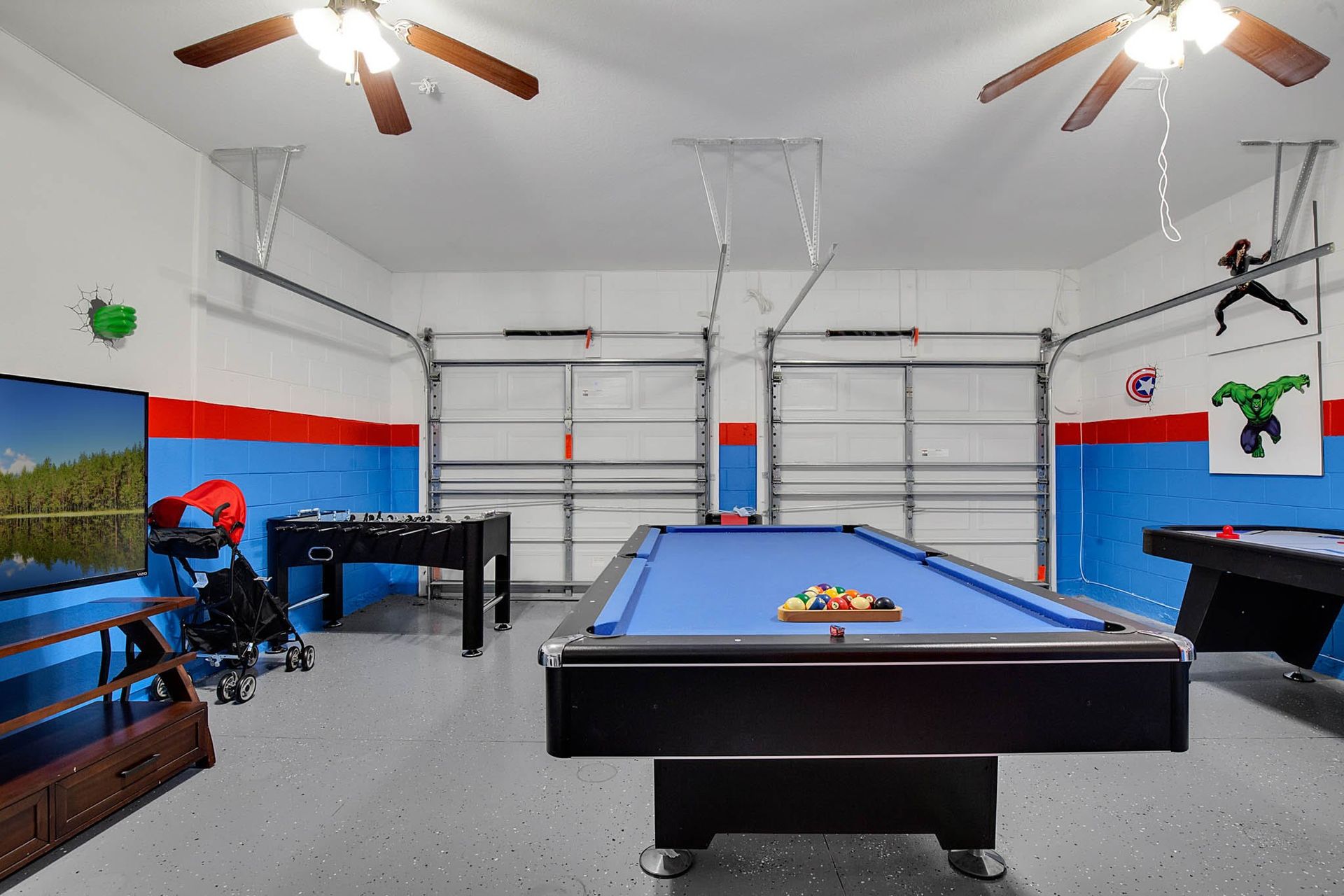 Enjoy hours of fun and entertainment in our game room, providing you with a memorable and enjoyable stay.