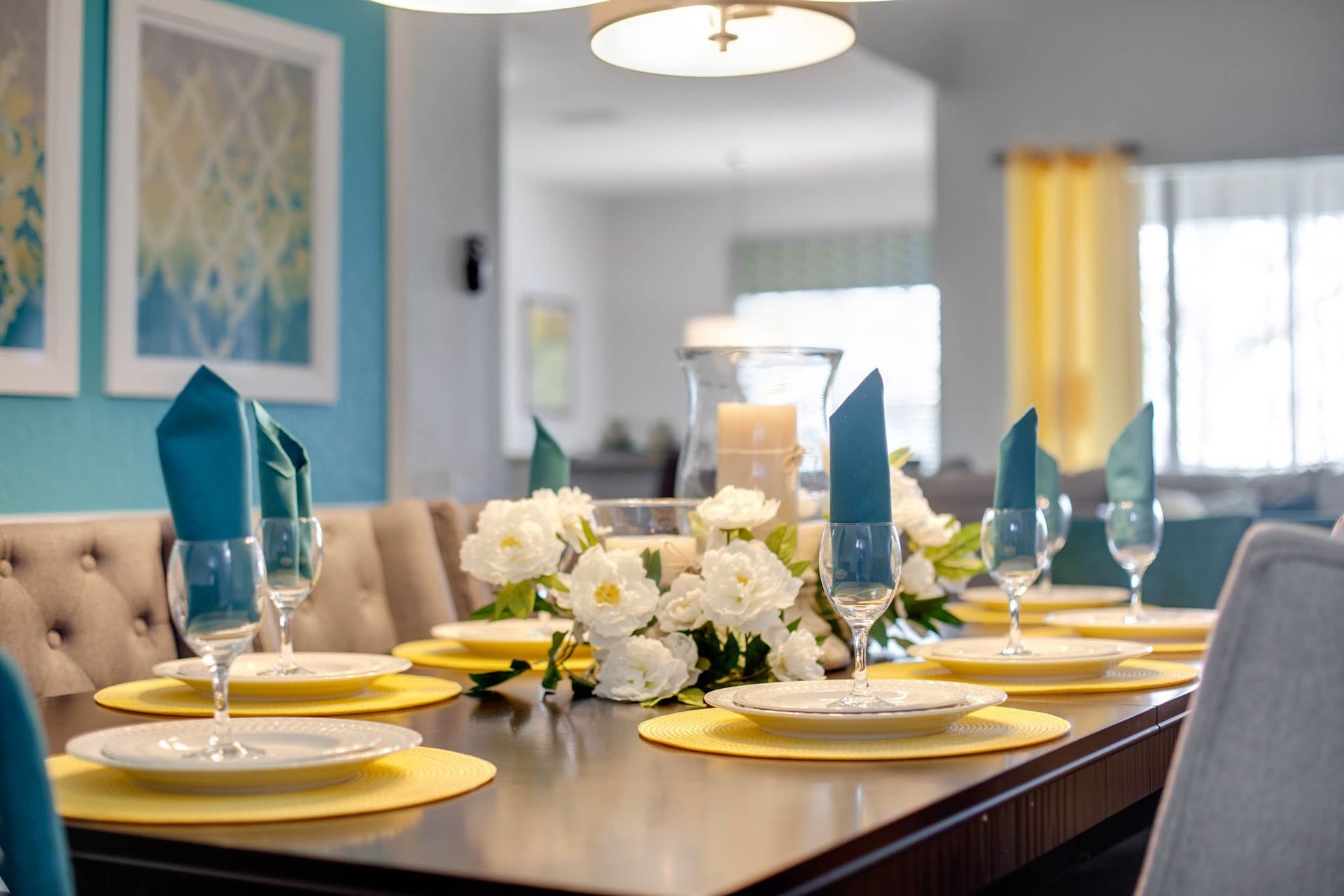 Experience the joy of shared meals in our inviting dining room, providing you with a cozy and welcoming space to gather with loved ones during your stay.