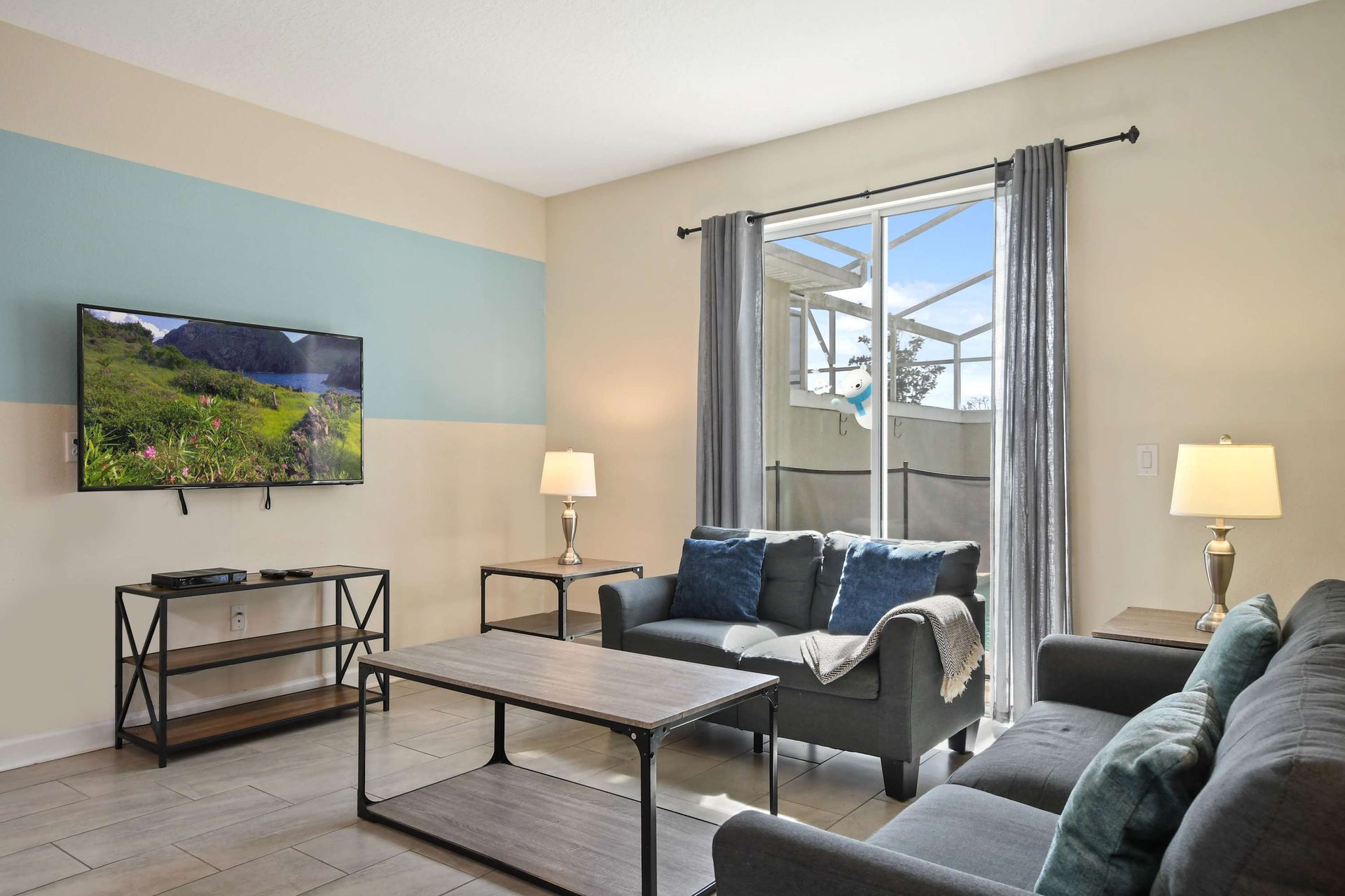 Make yourself at home in our comfortable living room, perfect for lounging and enjoying leisurely moments.