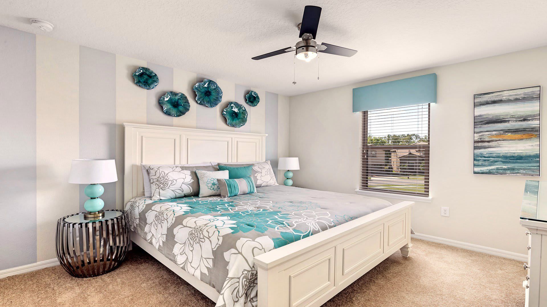 A spacious king bedroom, offering a retreat.