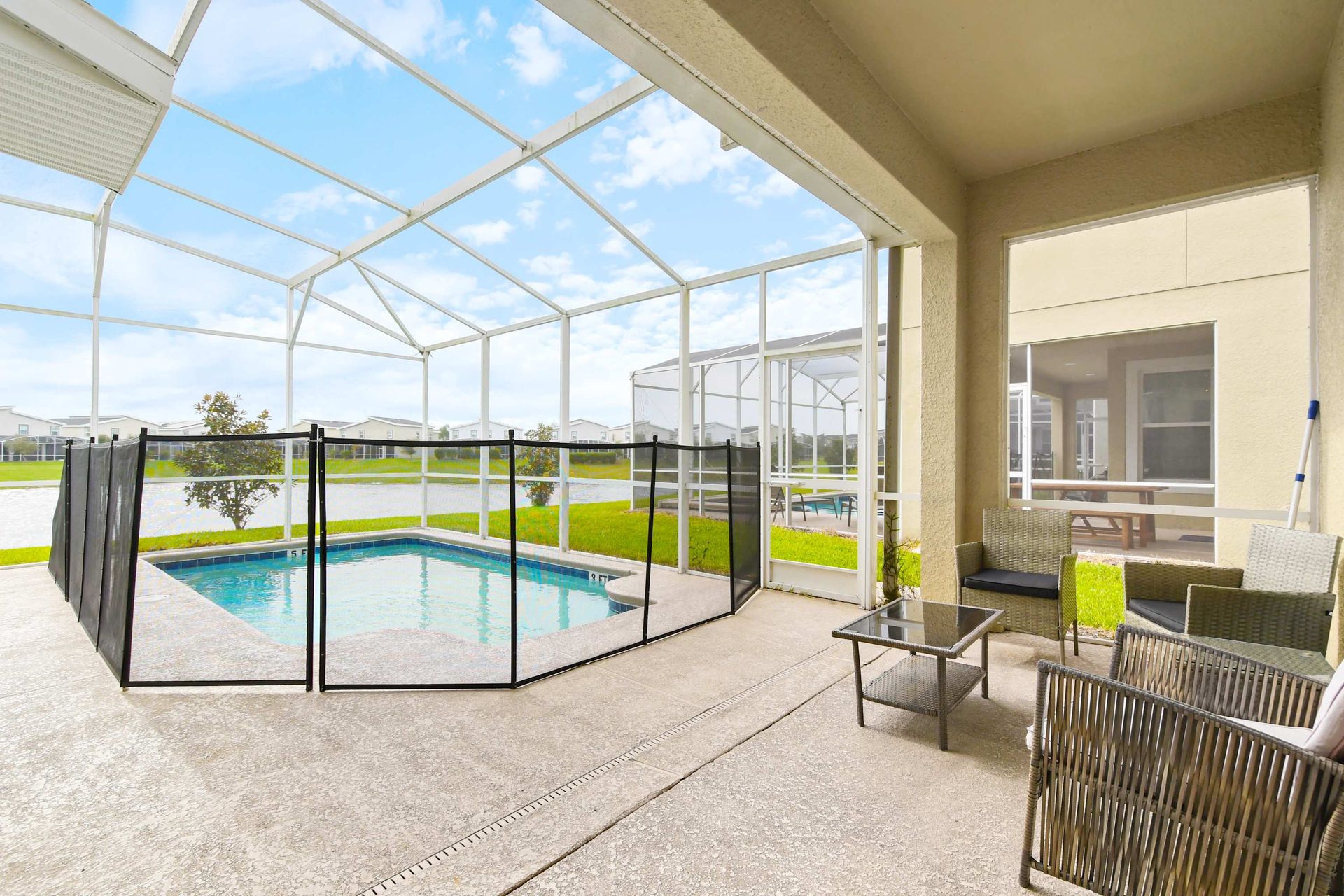 Experience ultimate relaxation in our luxurious pool, promising you a rejuvenating and enjoyable stay.