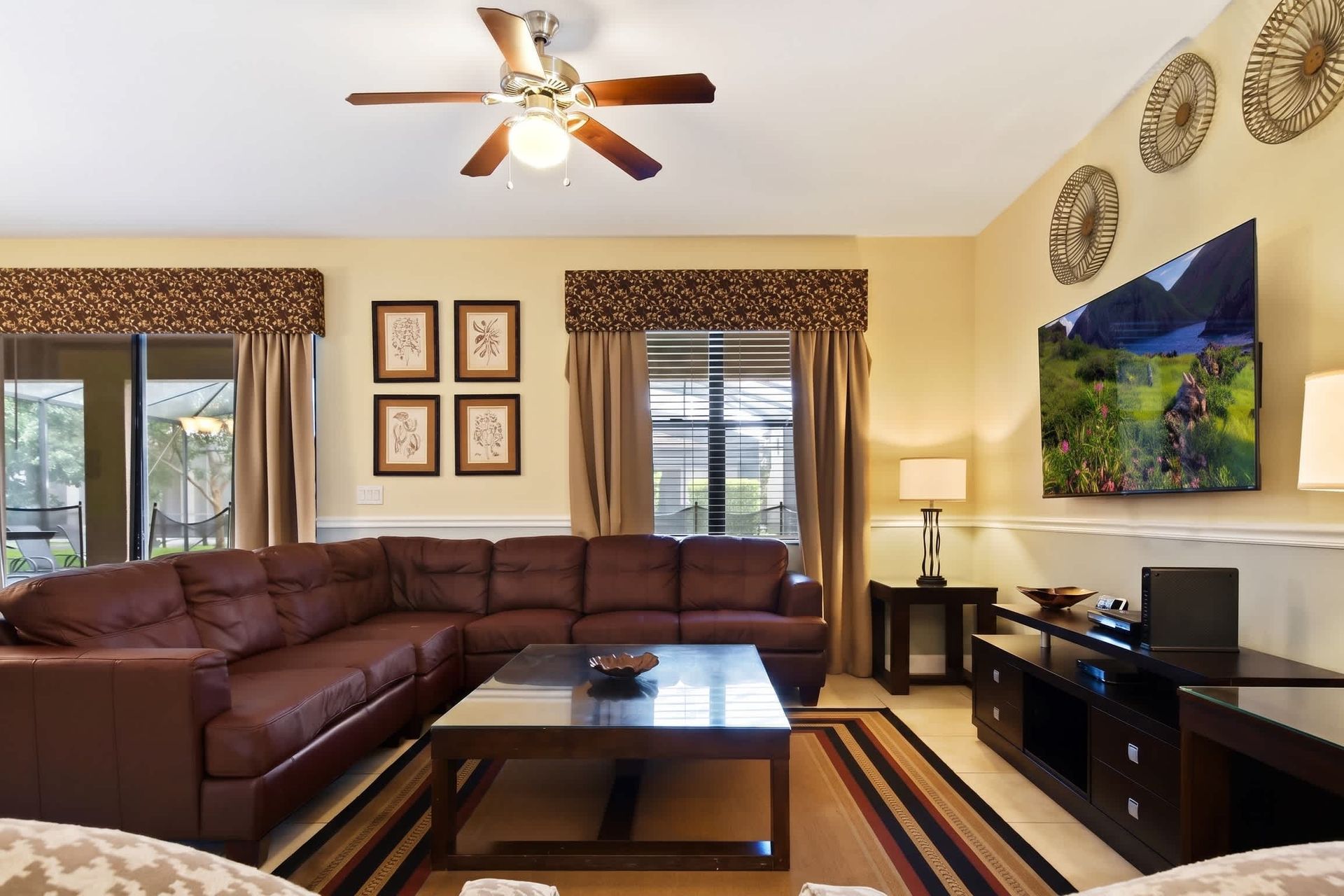 Family area living room designed for comfort and togetherness