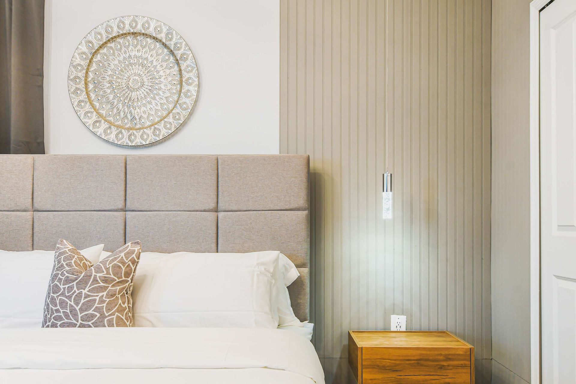 Relax in style in our elegant bedroom, offering you a comfortable retreat after a day of exploration.