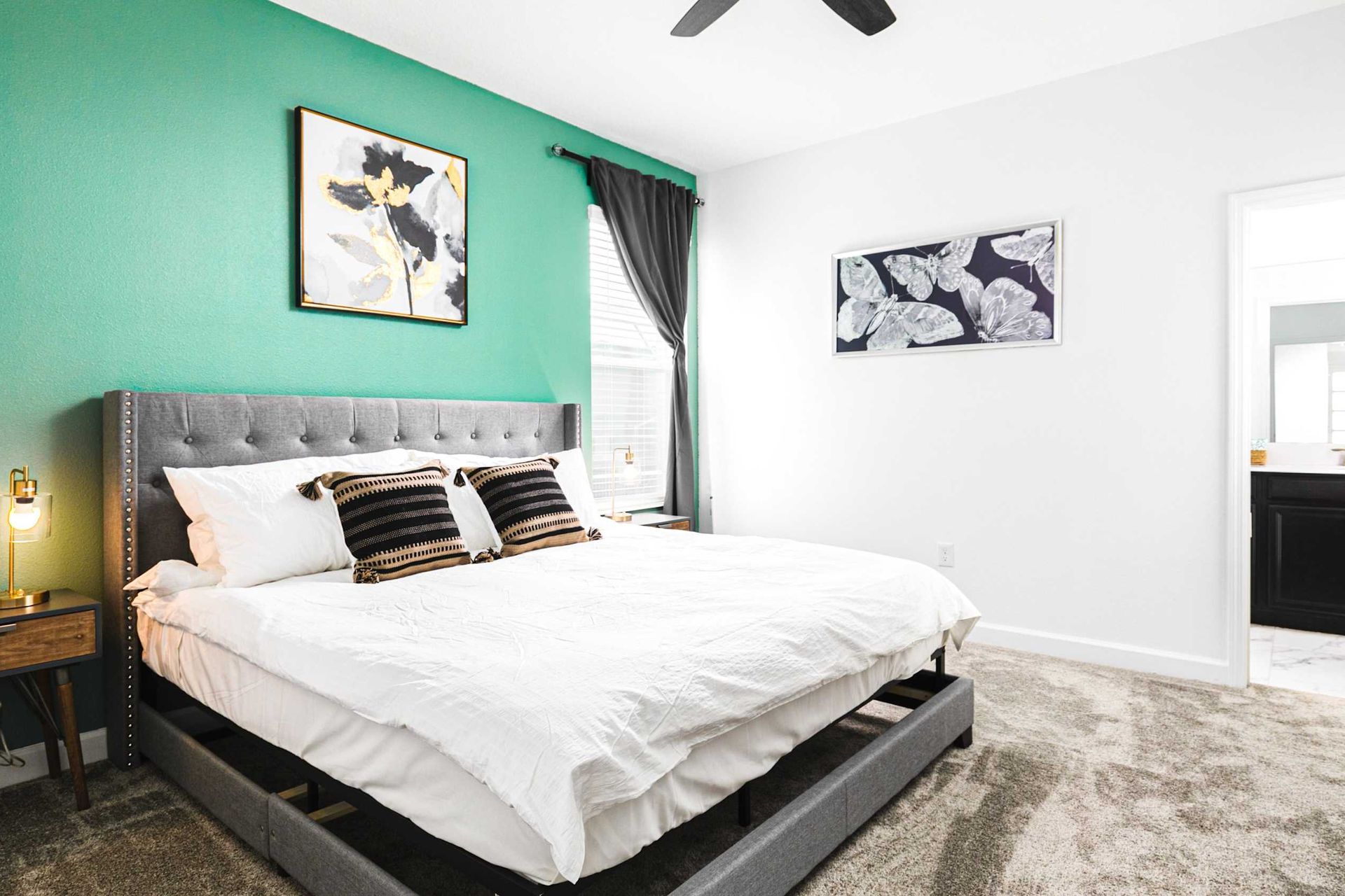 Unwind in our inviting bedroom, offering you a restful stay during your time here.