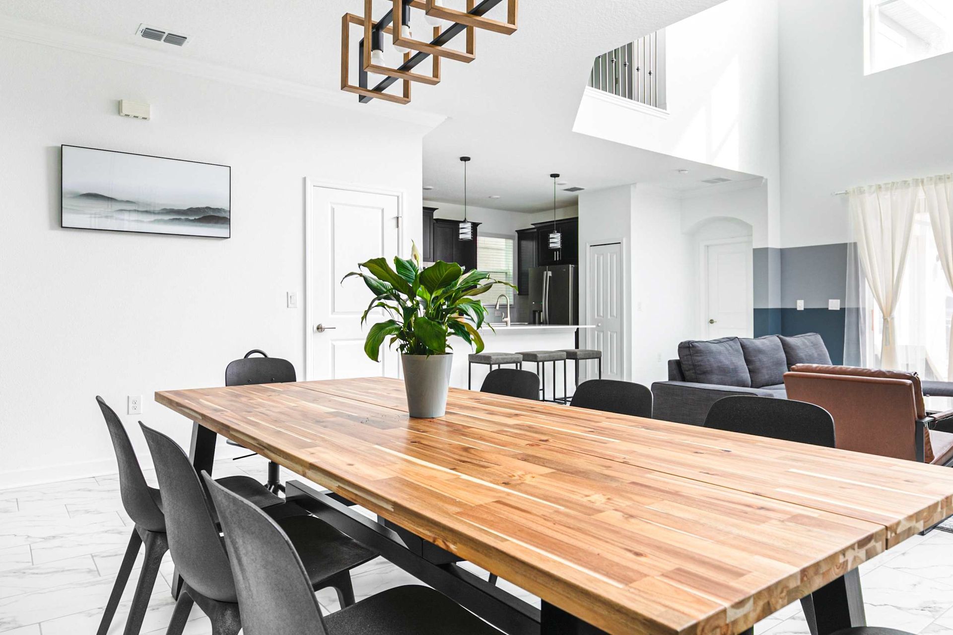 Experience the joy of shared meals in our inviting dining area, providing you with a cozy and welcoming space to gather with loved ones during your stay.