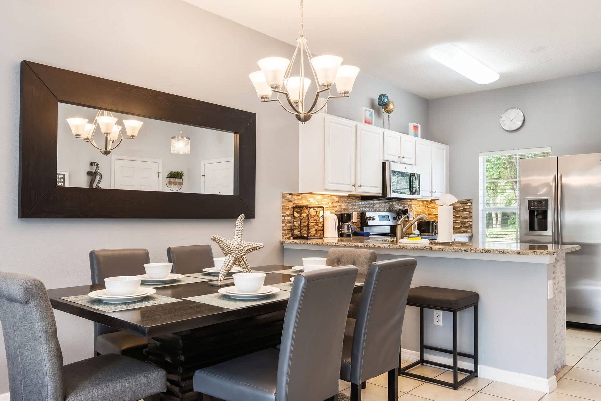 Dine in elegance and comfort in our spacious dining area, offering you the perfect setting for enjoying meals and creating memorable moments during your stay.