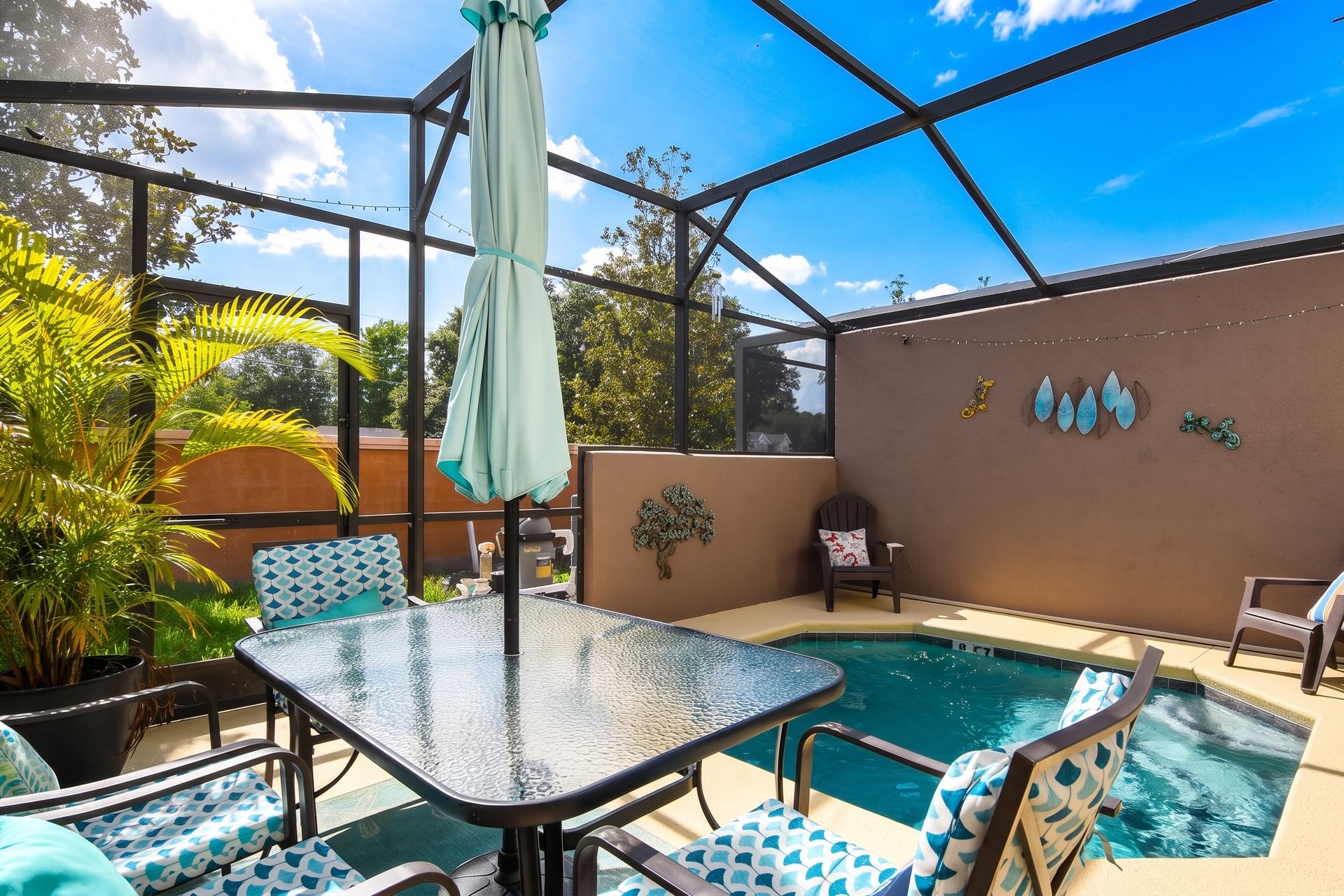 Dive into relaxation in our inviting pool, offering you the perfect retreat to unwind and soak up the sun during your stay.