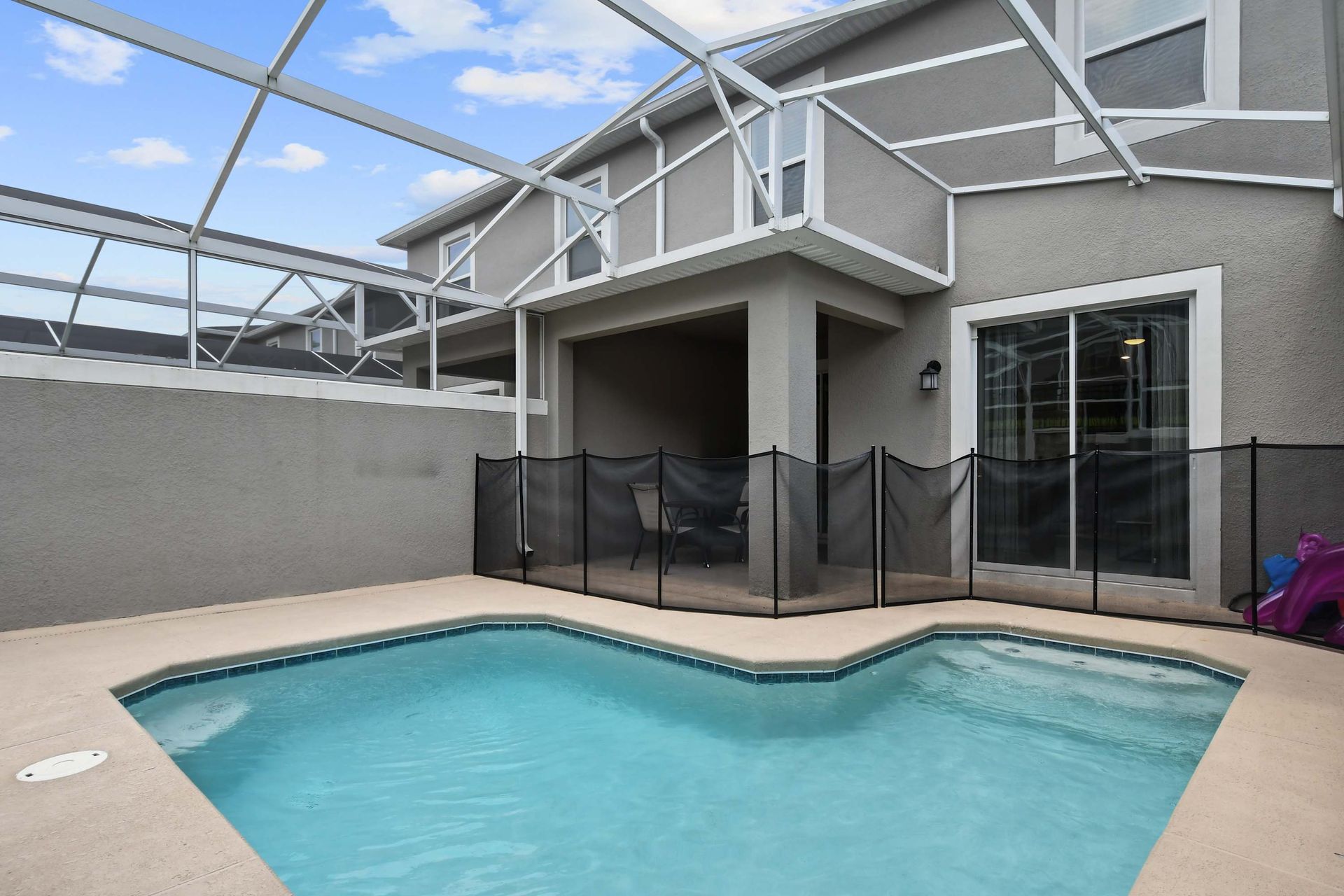 Family-Friendly Pool Area w/ Safety Fence & Covered Patio Seating!