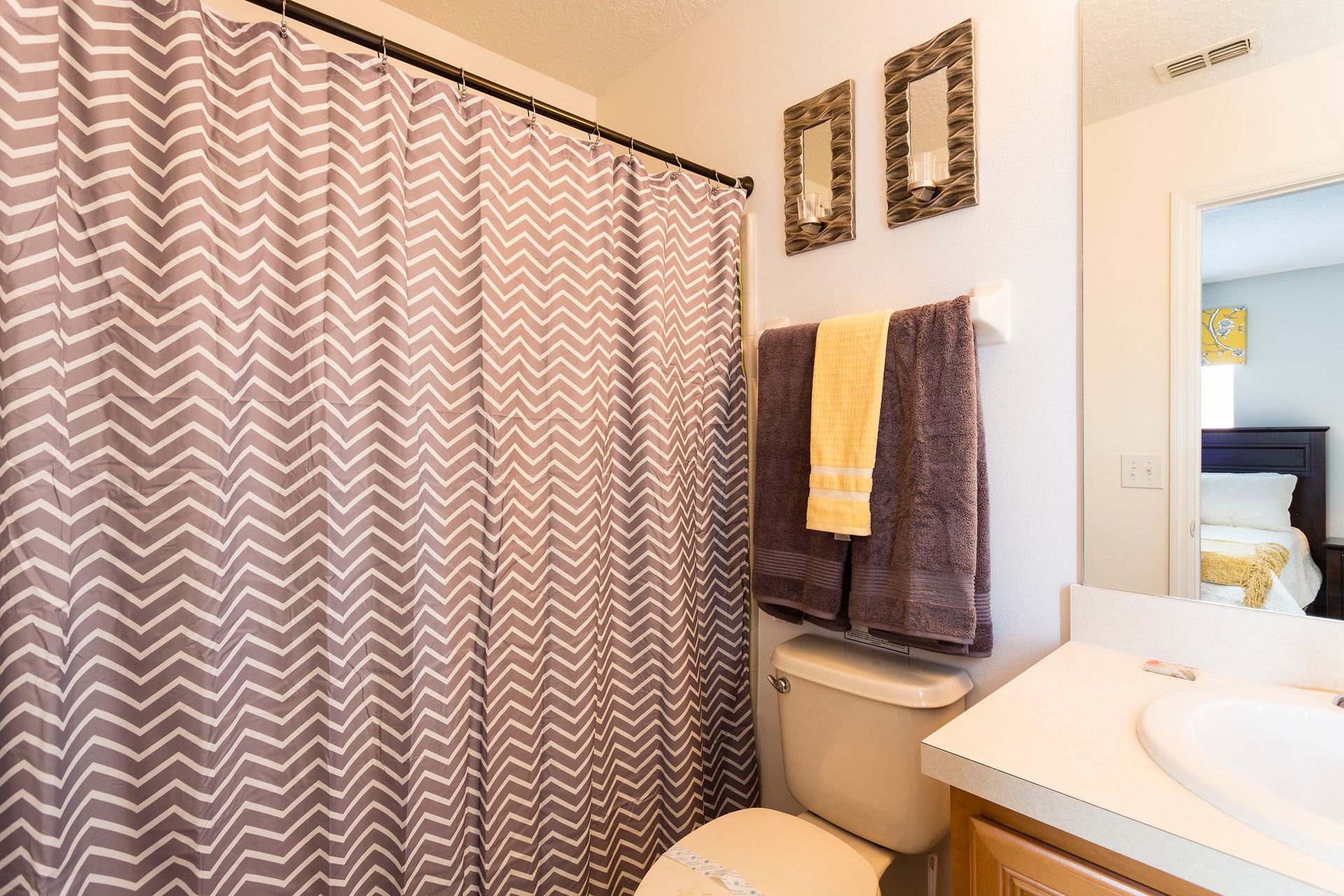 Impeccably clean, providing a spotless and pristine environment for personal care