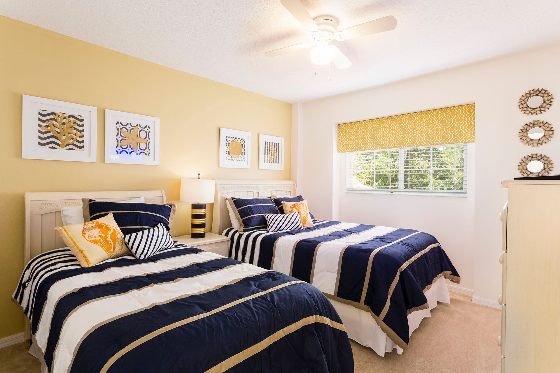 Luxurious touch in each bedroom, featuring soft, hotel-quality linen for a restful experience.