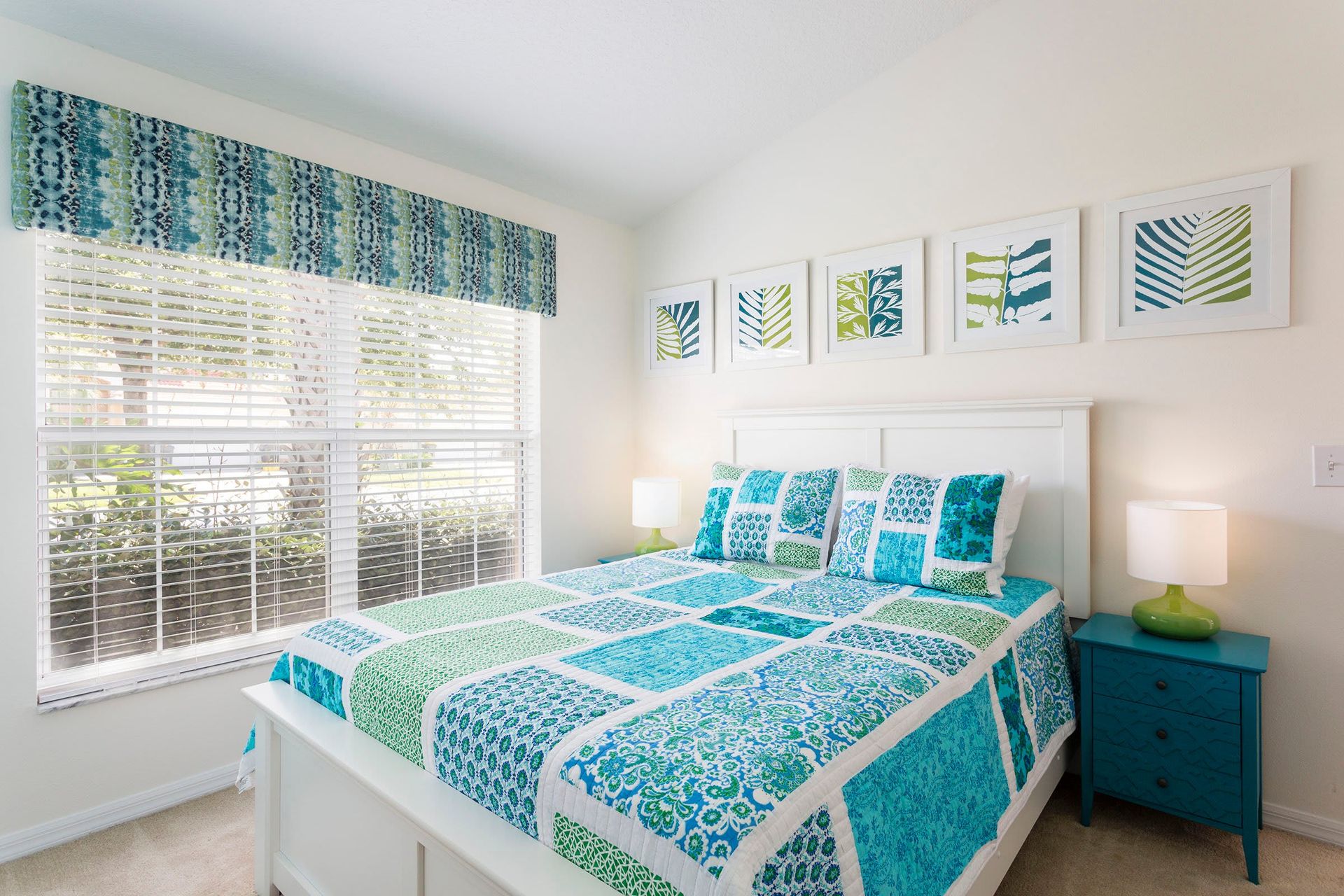 Luxurious comfort with a queen-sized bed, ensuring a restful and spacious sleeping experience.