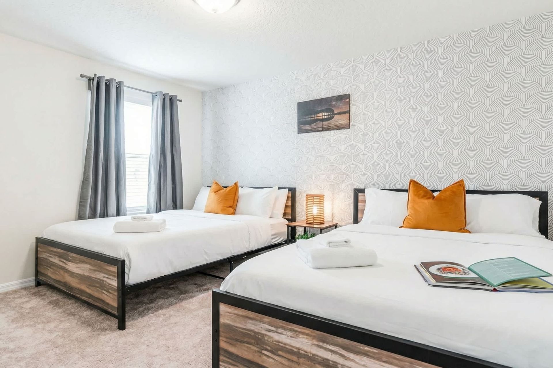 Shared comfort and intimate relaxation – a two-bedroom retreat.