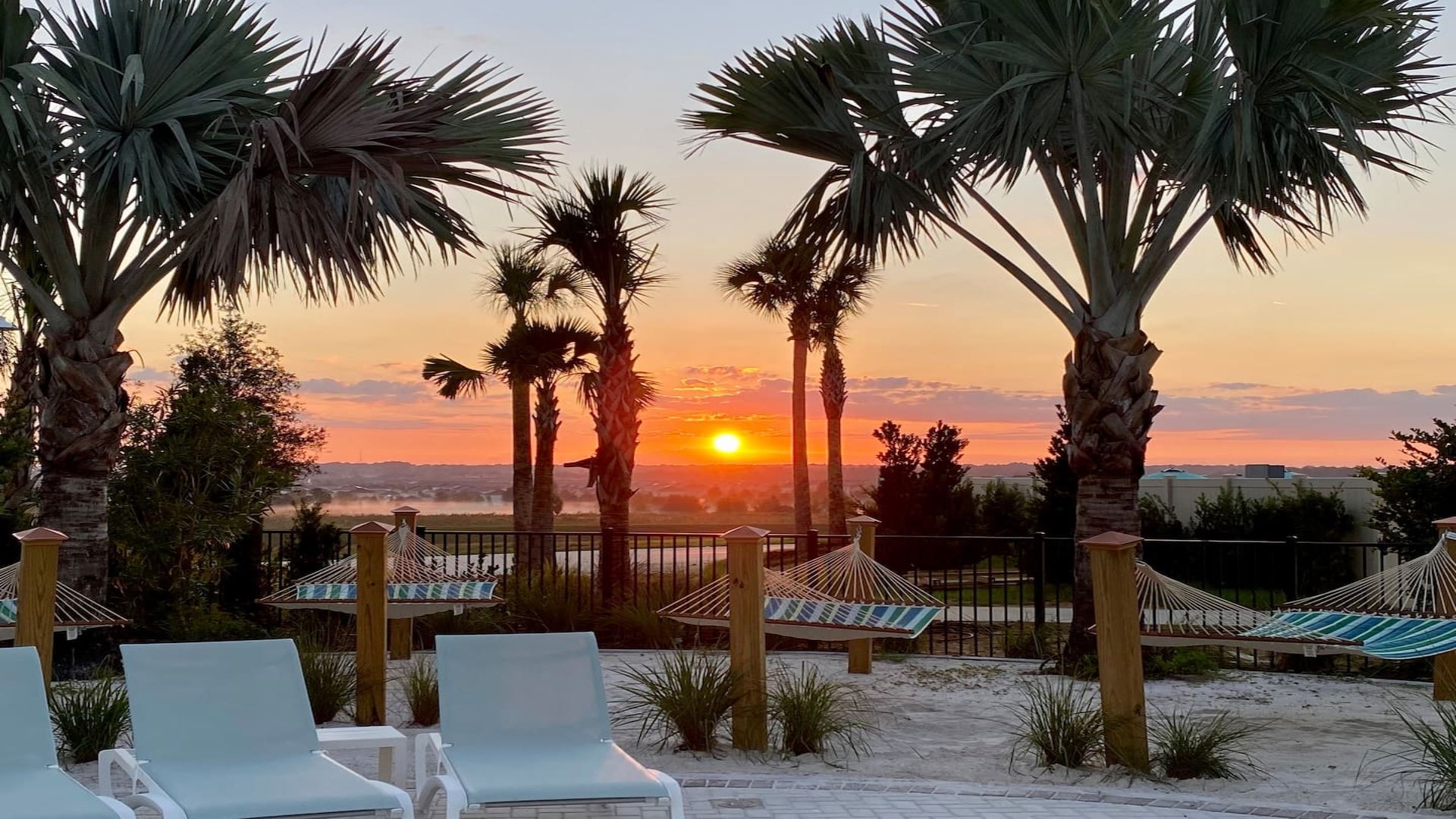 Resort Hammocks: Relax in style with comfortable hammocks.