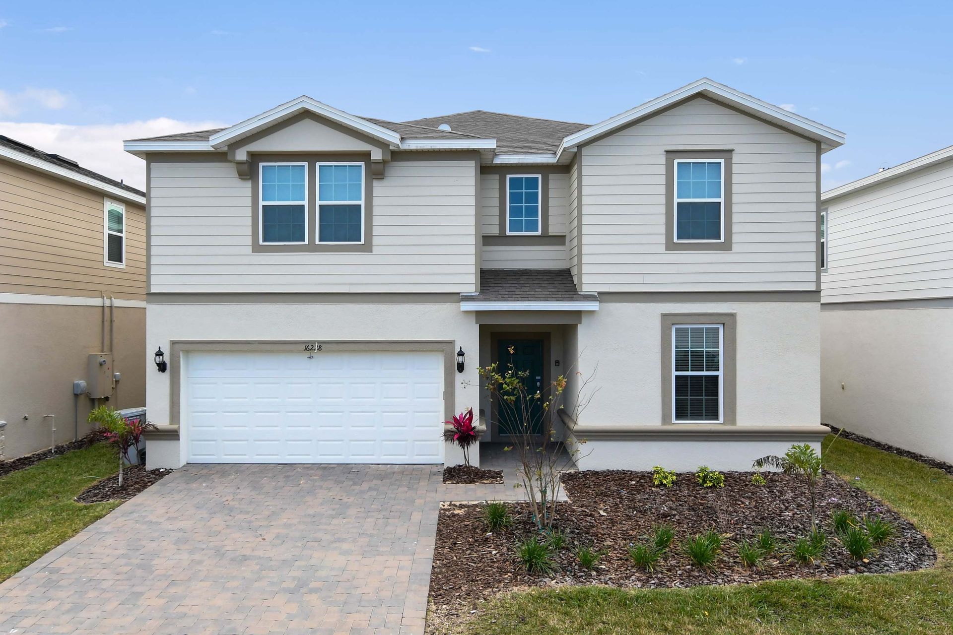 Spacious modern vacation home with a cozy charm and great curb appeal!