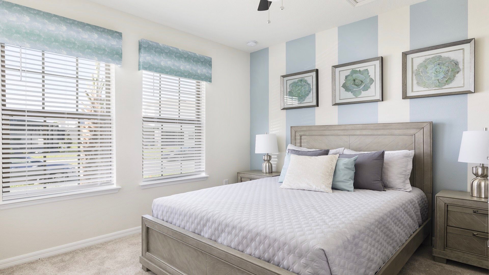 Luxurious comfort with a queen-sized bed, ensuring a restful and spacious sleeping experience.