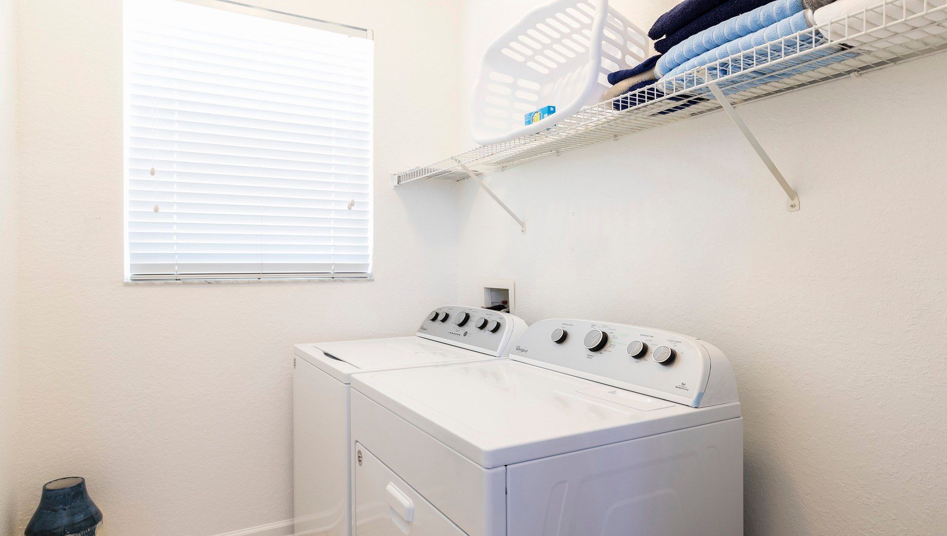 Guests have full access to the washing machine and dryer