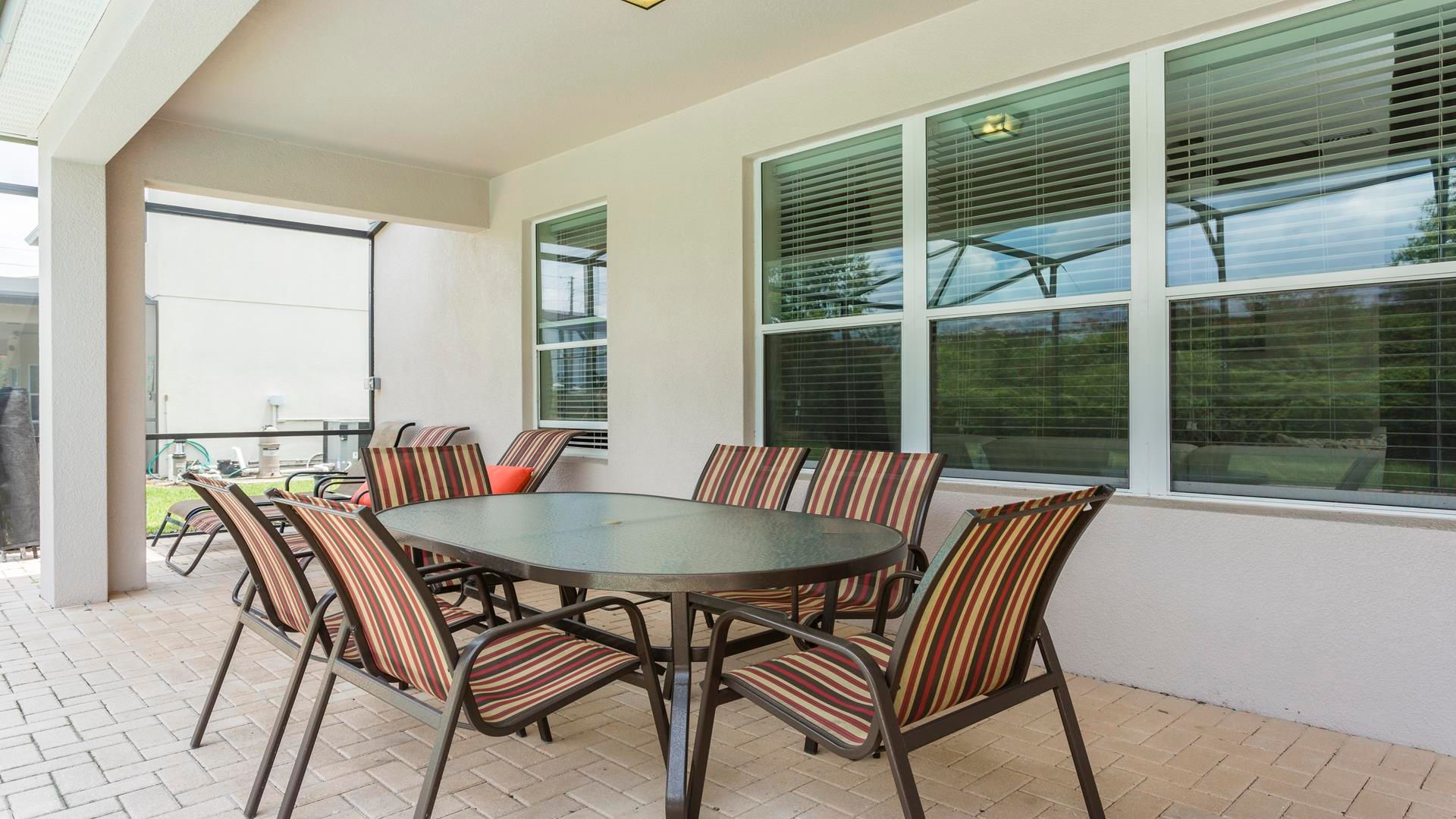 Enjoy stunning green views from your own private pool