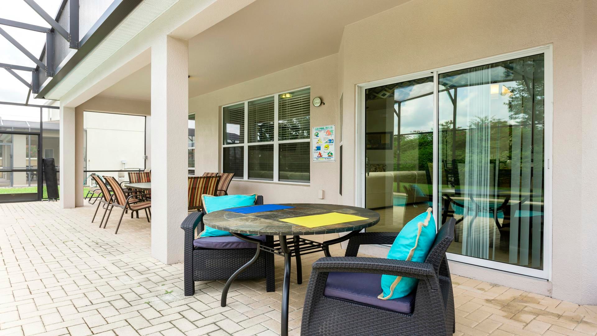 Unwind in style: Patio retreat with comfort