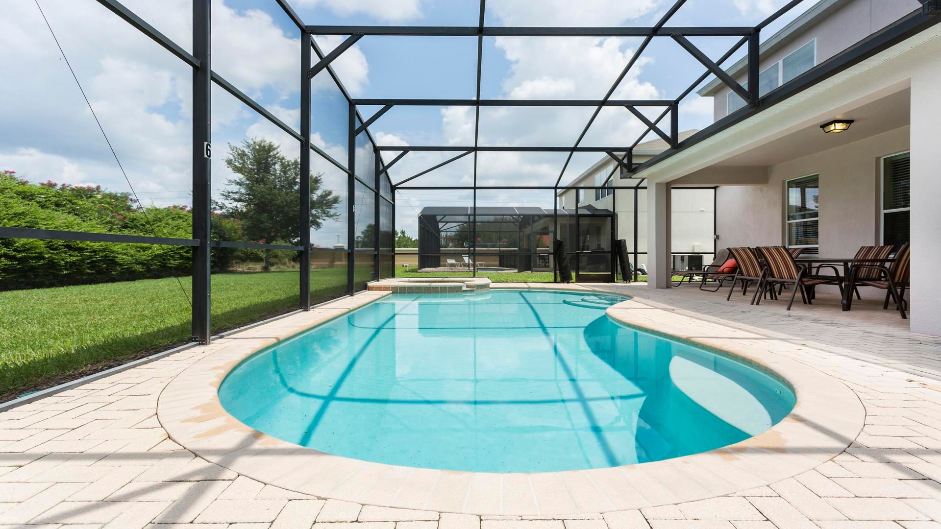 Unwind in private pool & spa