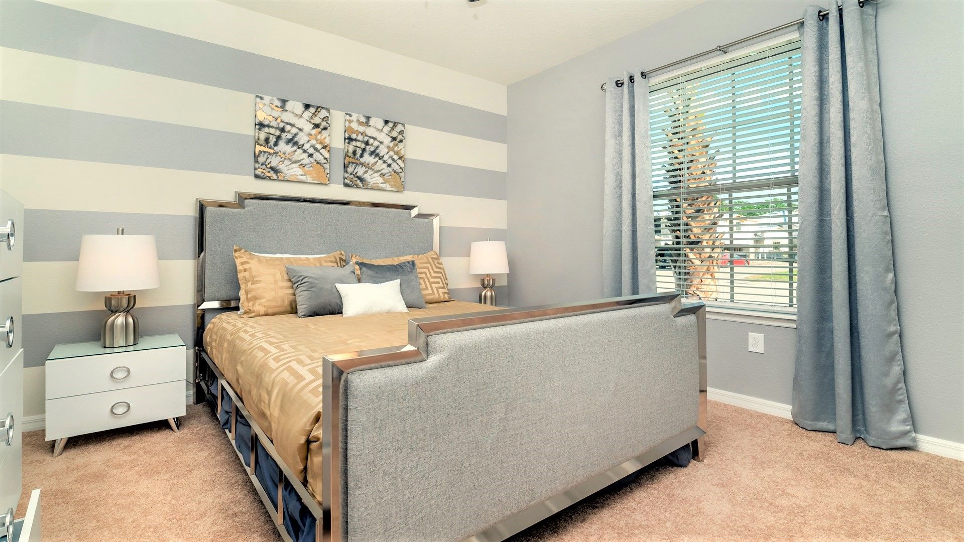 Each bed within the home is topped with soft, hotel quality linen and bedding.