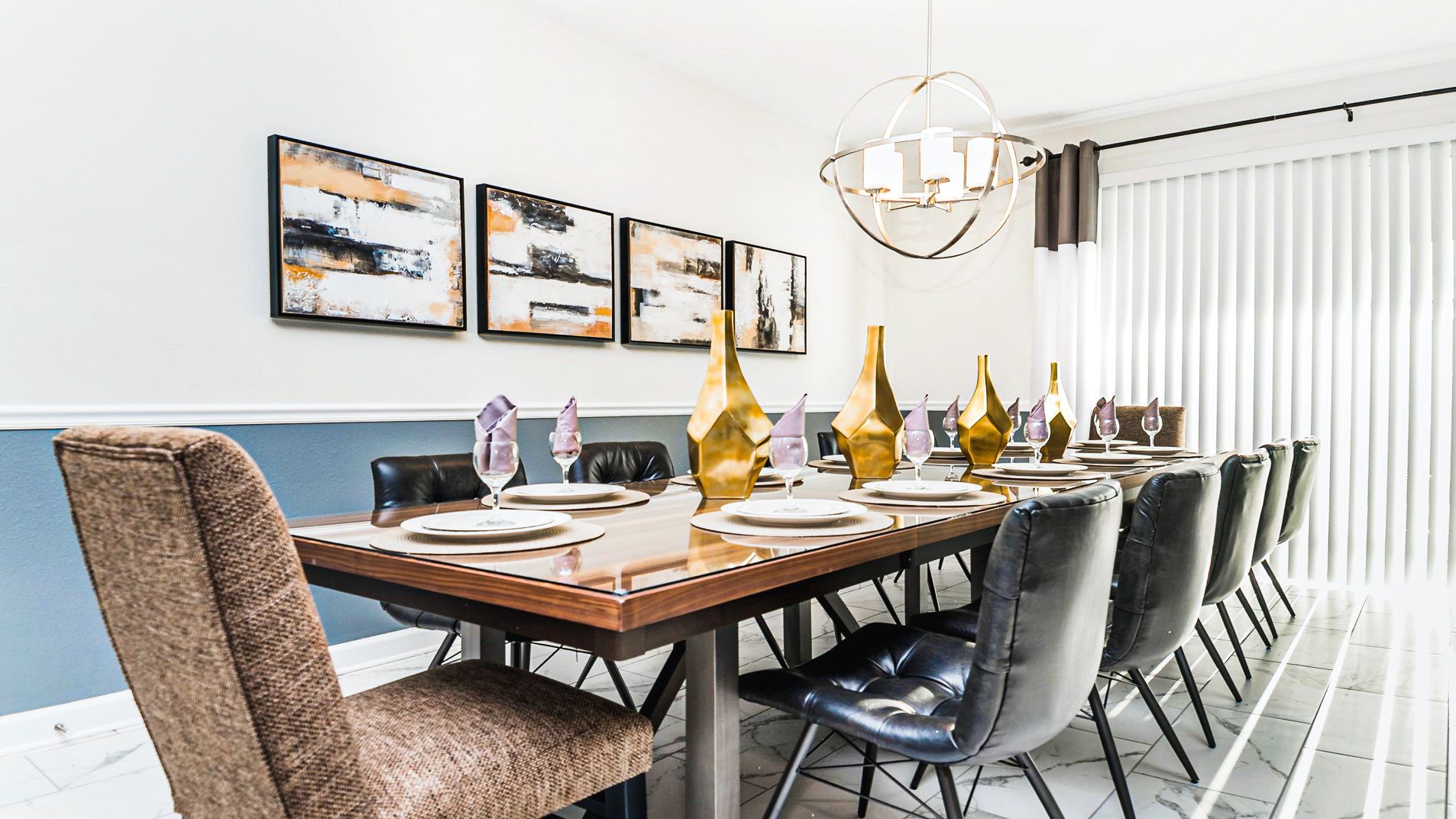 Poolside dining for warm summer nights.