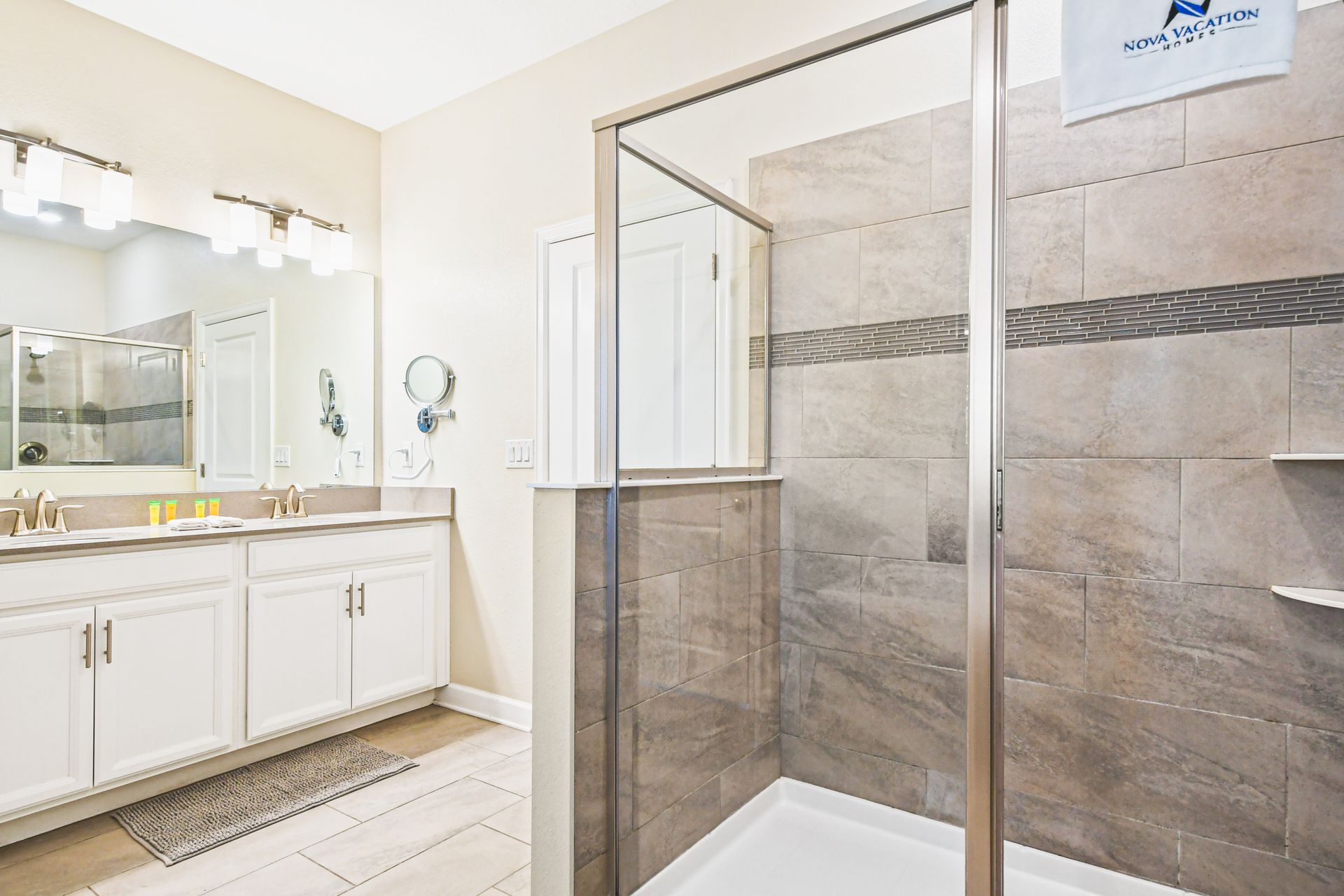 Complete bathroom with all essentials for a convenient and comfortable space