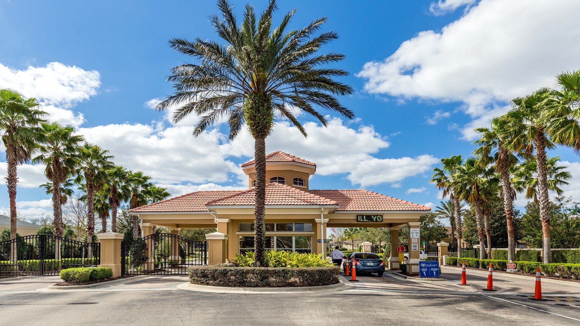 Welcome to your luxury getaway! Secure gated resort with palm-lined elegance. 