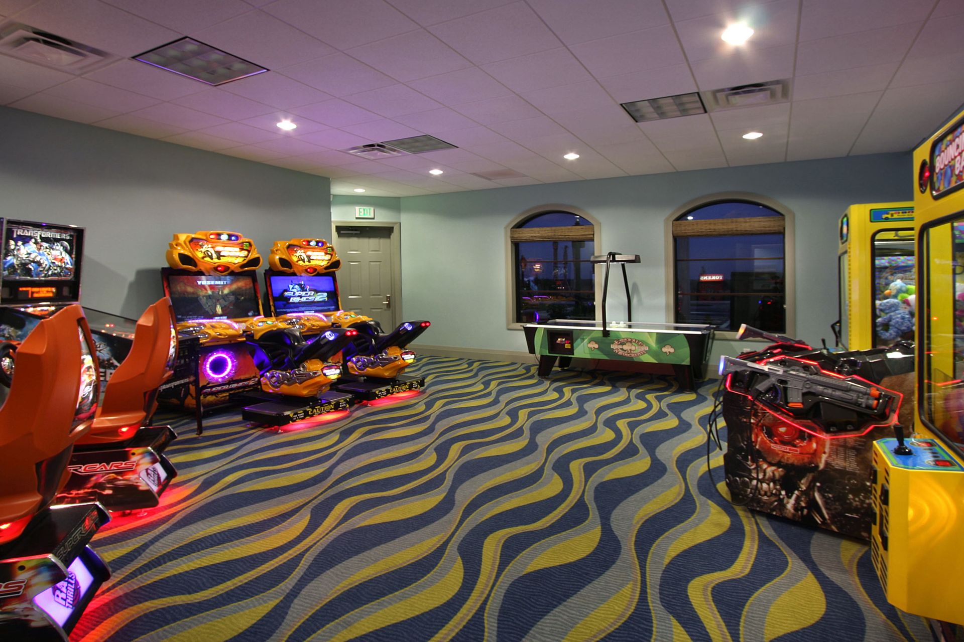 Level up your vacation fun in the arcade room with games galore!