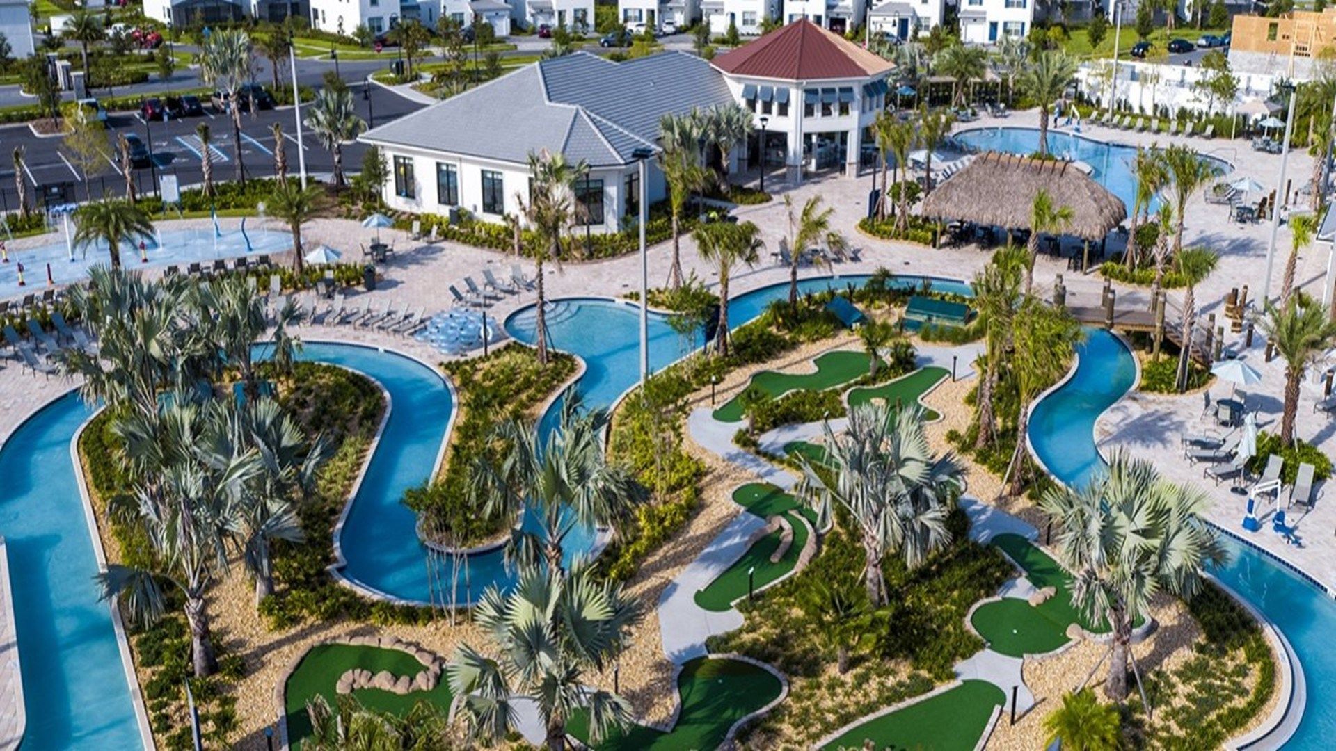 Relax in the lazy river or play mini-golf under the sun!