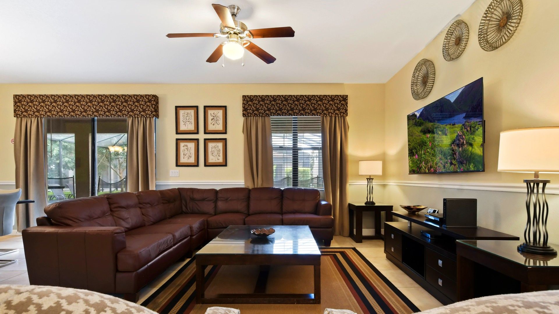 Family area living room designed for comfort and togetherness