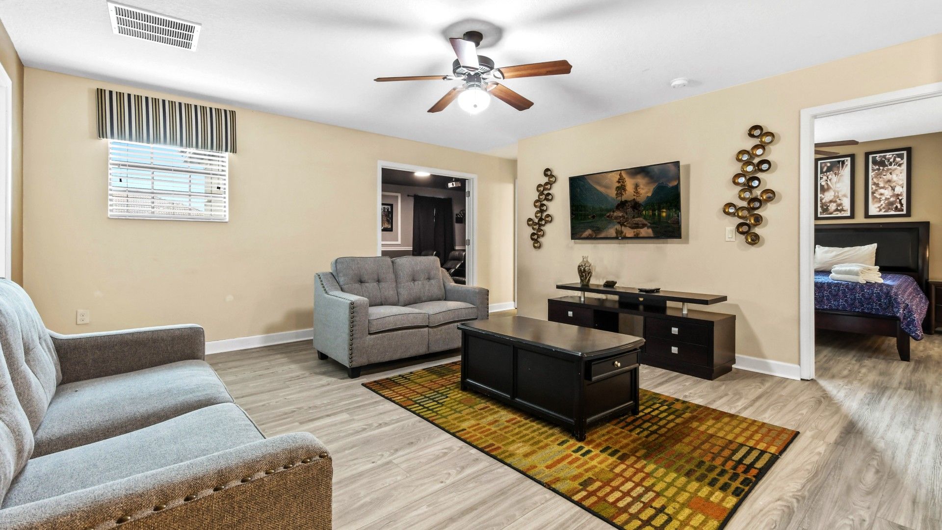 Family area living room designed for comfort and togetherness