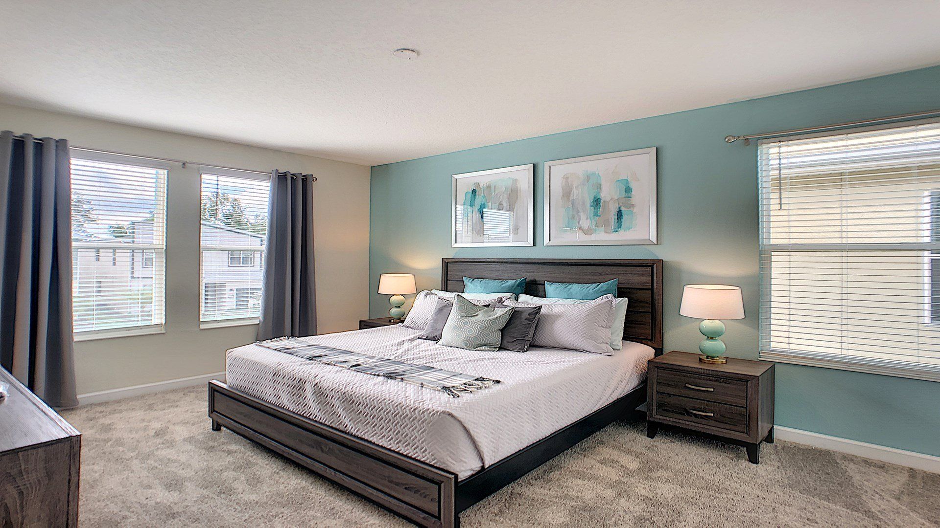 Enjoy a blissful night's sleep in our plush bedroom, designed for your utmost comfort.