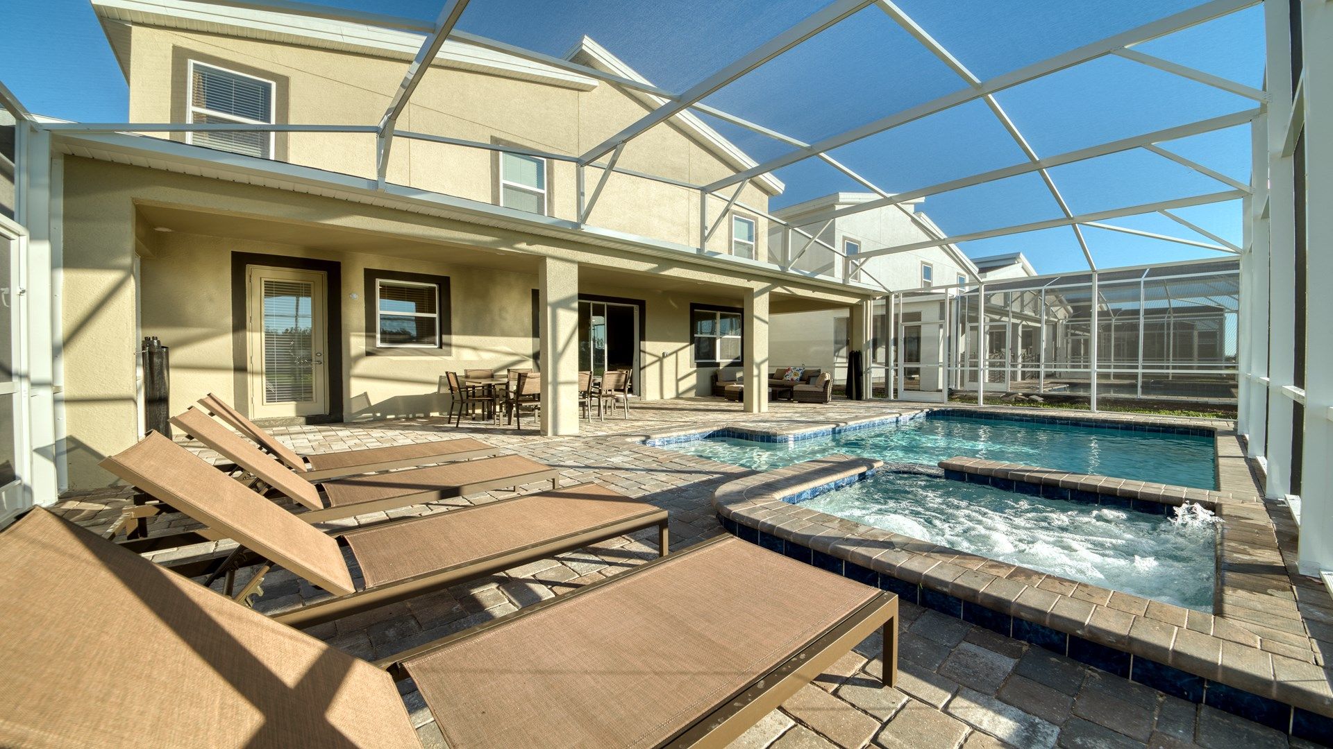 Indulge in the epitome of relaxation and luxury with a stunning pool oasis