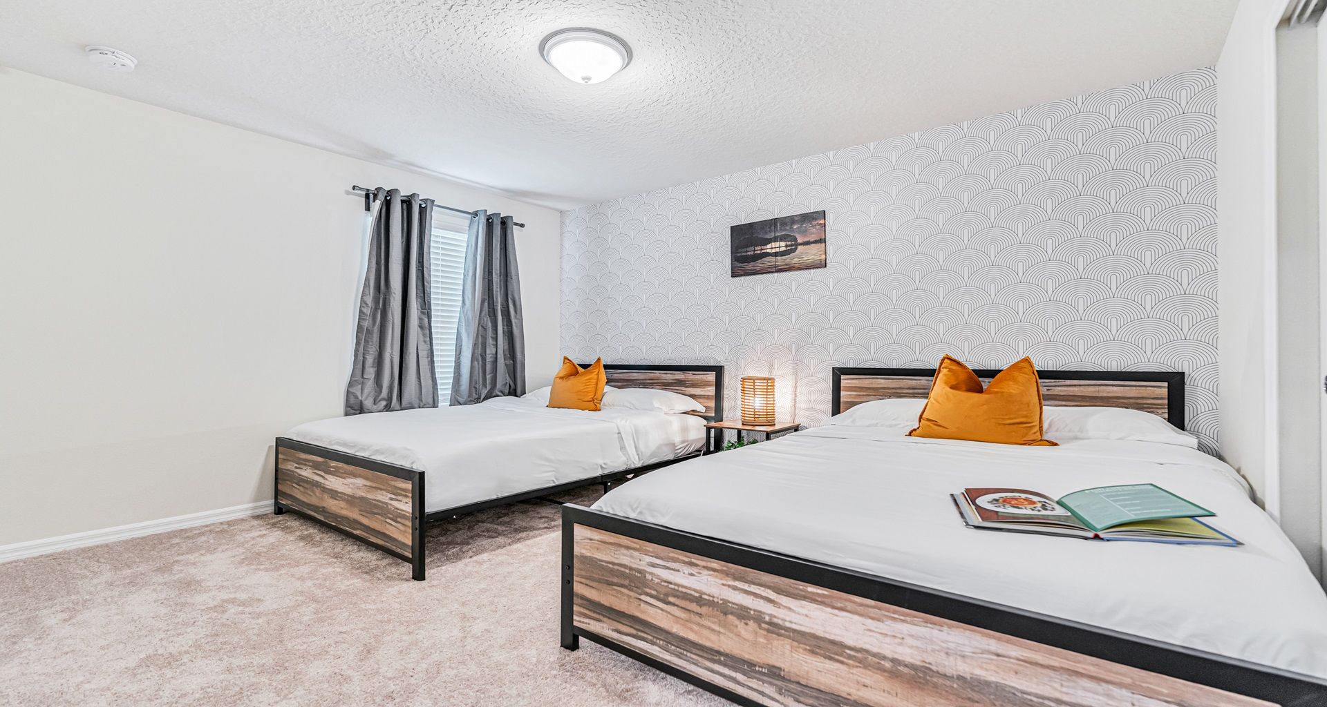 Shared comfort and intimate relaxation – a two-bedroom retreat.