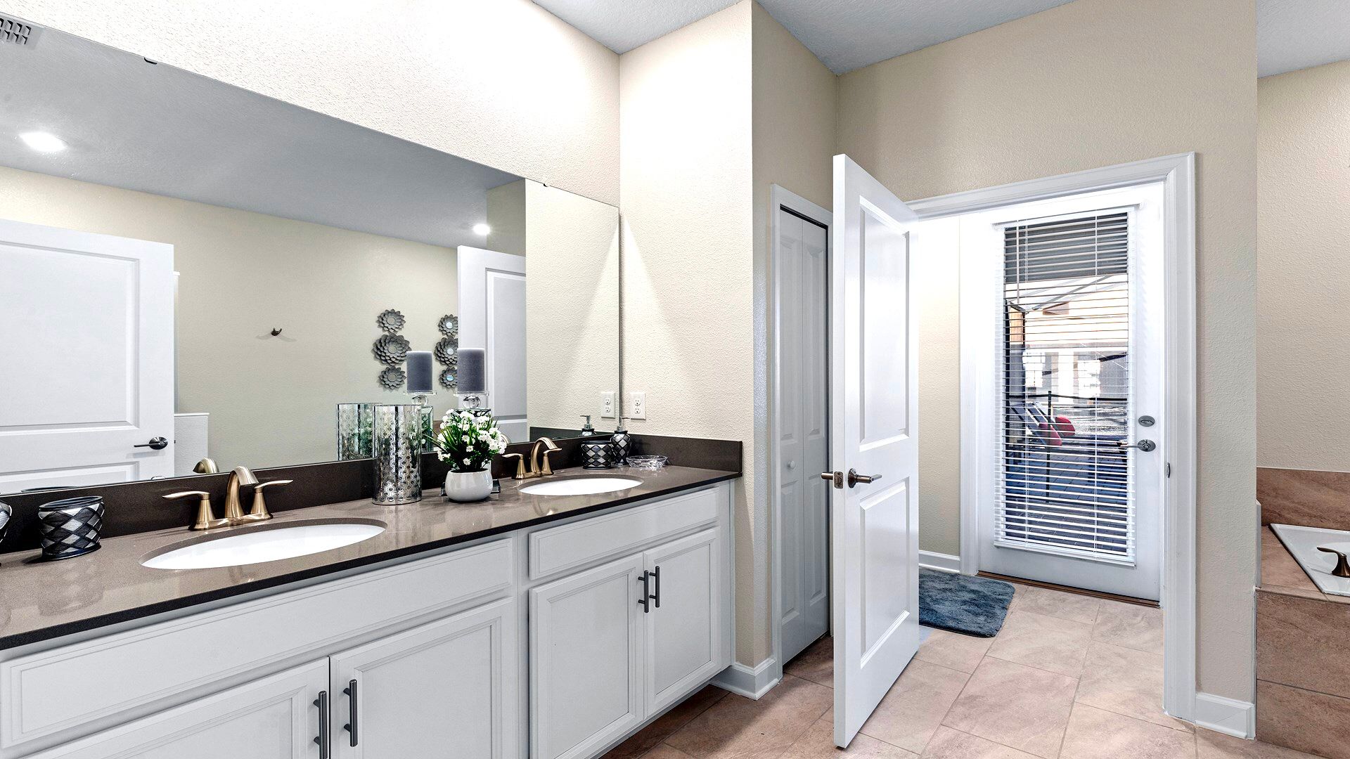 Complete bathroom setup offering all essential amenities, providing a fully functional and comfortable space.