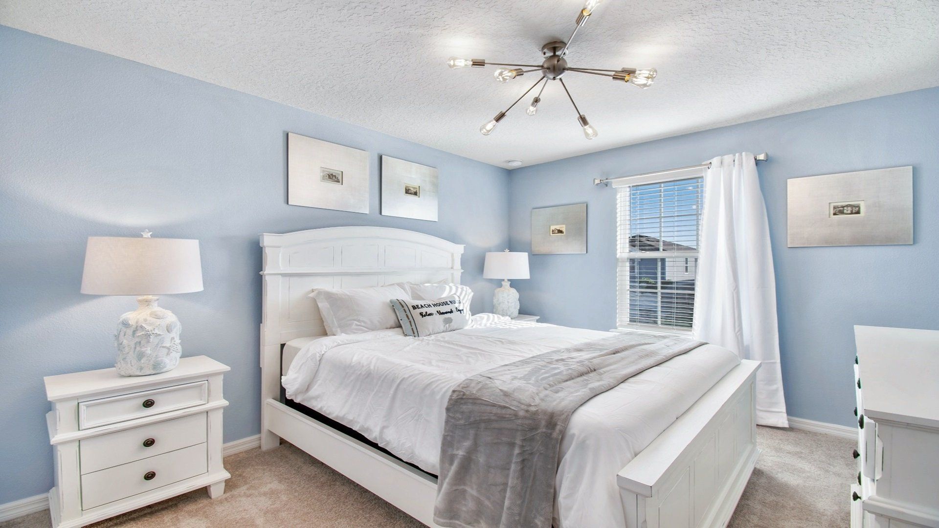 Luxurious touch in each bedroom, featuring soft, hotel-quality linen.