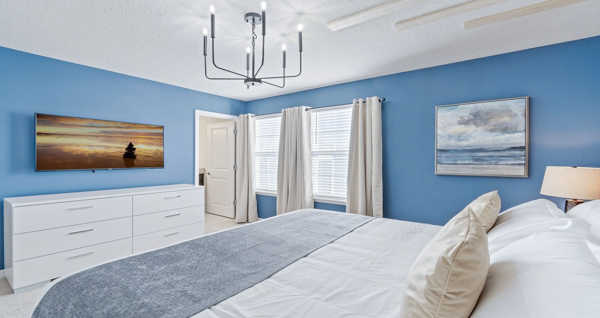 Regal comfort with a king-sized bed