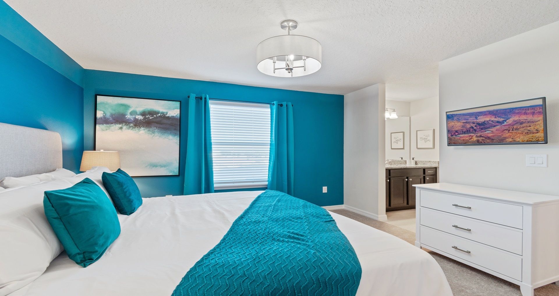 Regal comfort with a king-sized bed