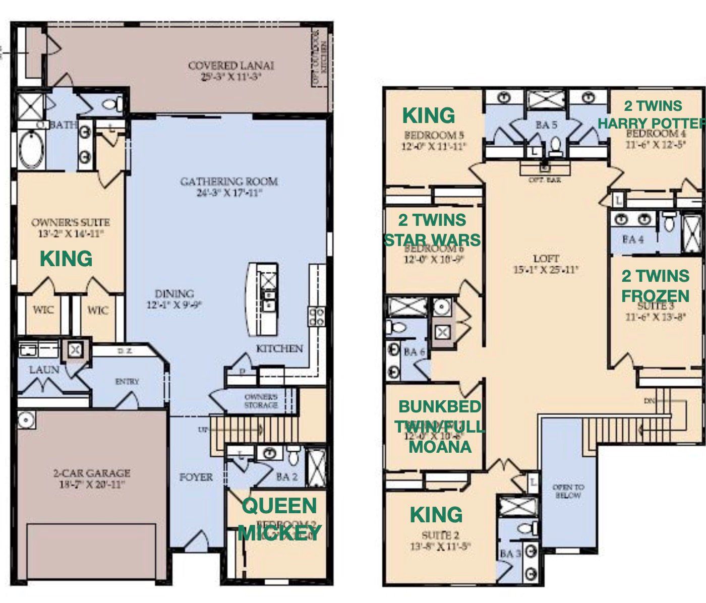 Discover the home's layout through a detailed 2D floor plan.