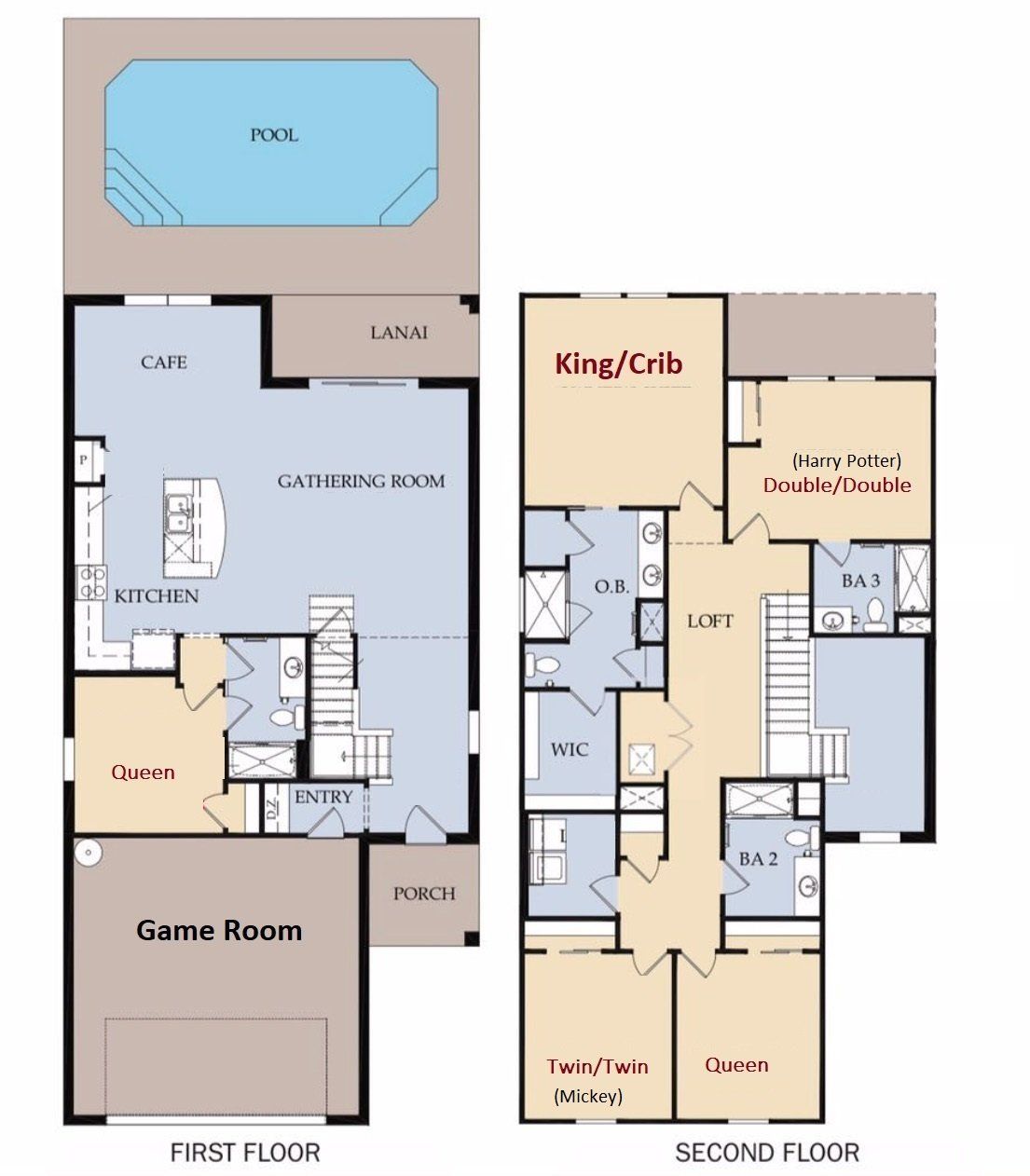Discover the home's layout through a detailed 2D floor plan.