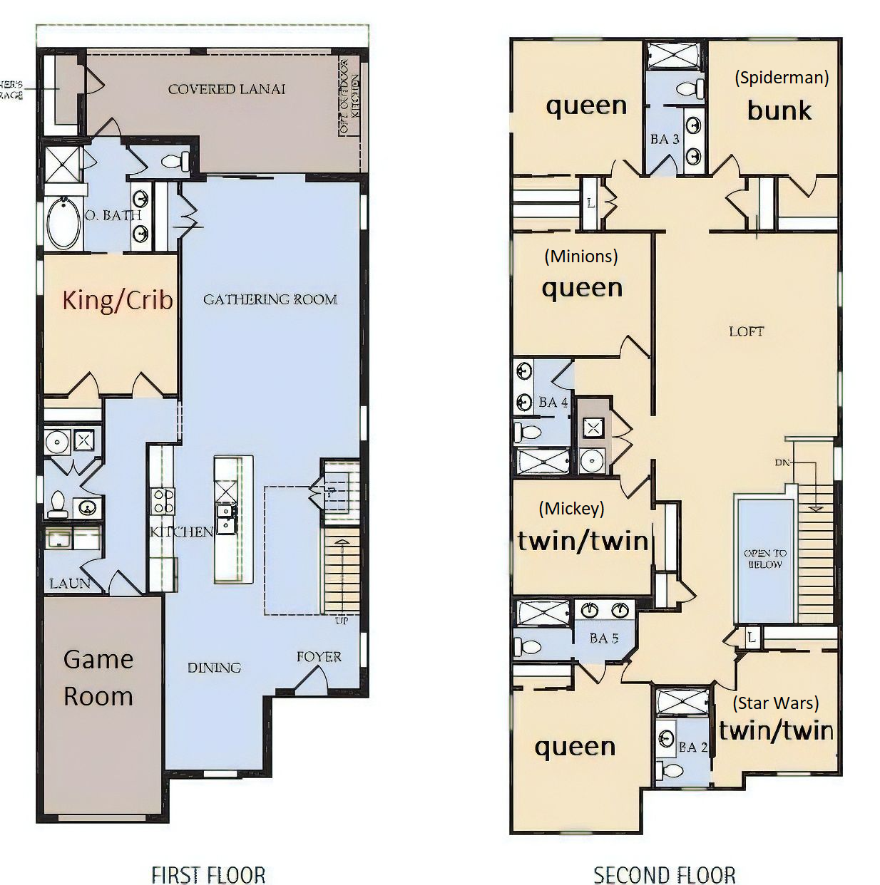 Discover the home's layout through a detailed 2D floor plan.