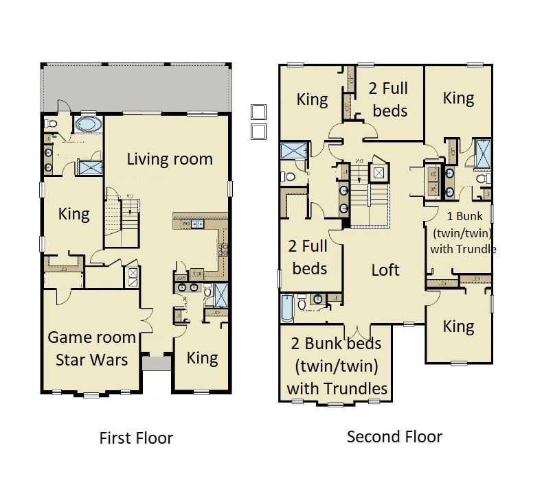 Discover the home's layout through a detailed 2D floor plan.