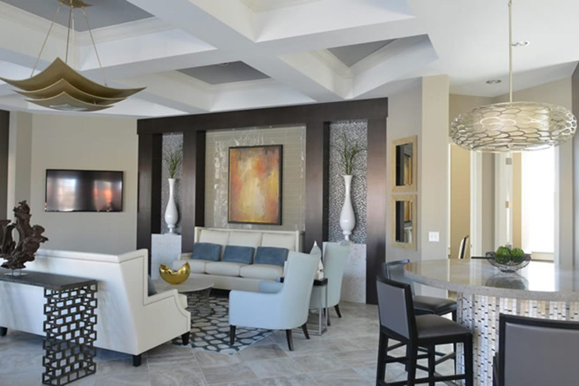 Resort Amenities - Step into luxury and comfort as you enter the resort lobby, where you are greeted by a welcoming ambiance and attentive staff ready to assist you throughout your stay.