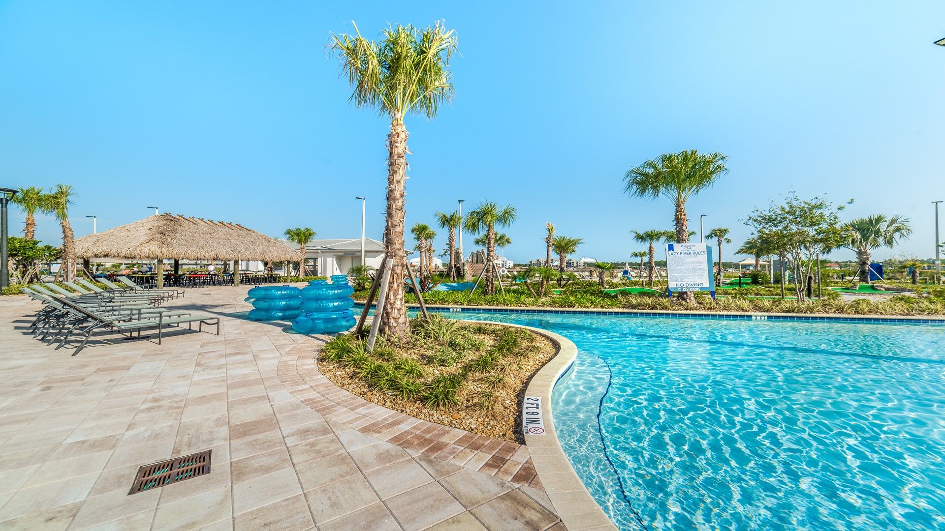 Resort Amenities - Float along the resort lazy river, offering you a relaxing and rejuvenating experience during your stay.