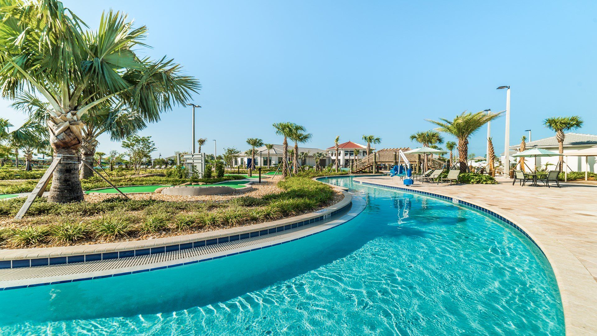 Resort Amenities - Float along the resort lazy river, offering you a relaxing and rejuvenating experience during your stay.