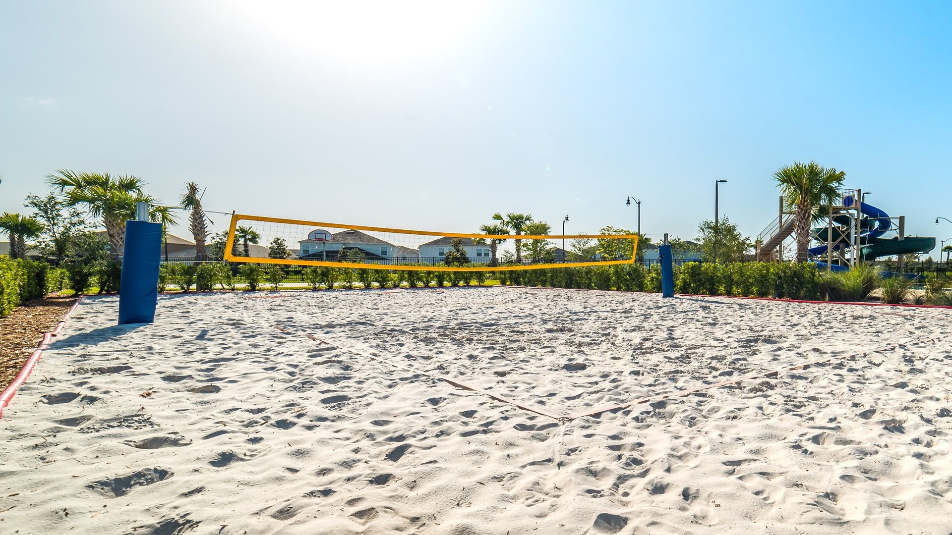 Resort Amenities - Get active and soak up the sun on the resort beach volleyball court, offering you a perfect blend of fun and fitness just steps away from your abode.